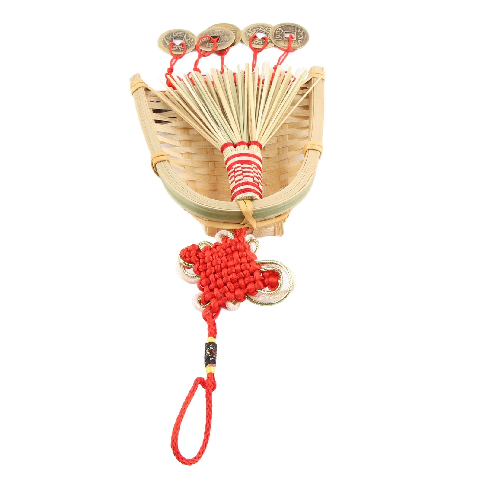 Broom Dustpan Decor Chinese Year Ornament Pendant New Tassel Hanging Decor view 7