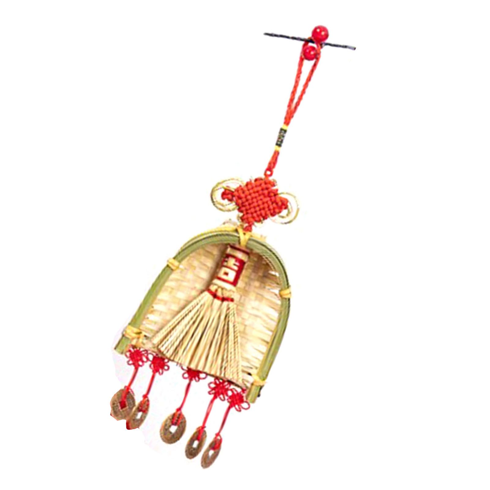 Broom Dustpan Decor Chinese Year Ornament Pendant New Tassel Hanging Decor view 14