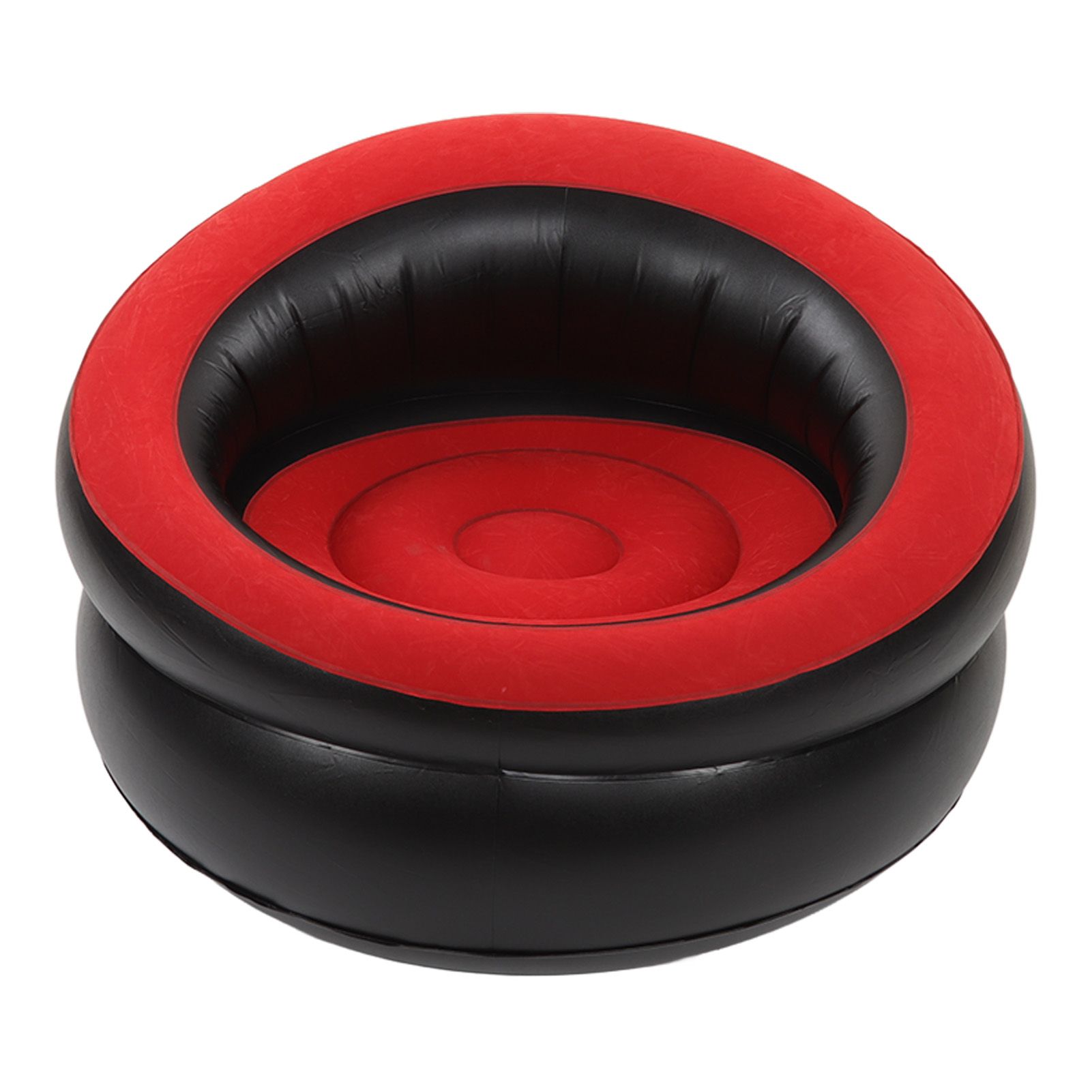 Inflatable Couch Flocking Air Sofa Simple Inflatable Chair for Living Room