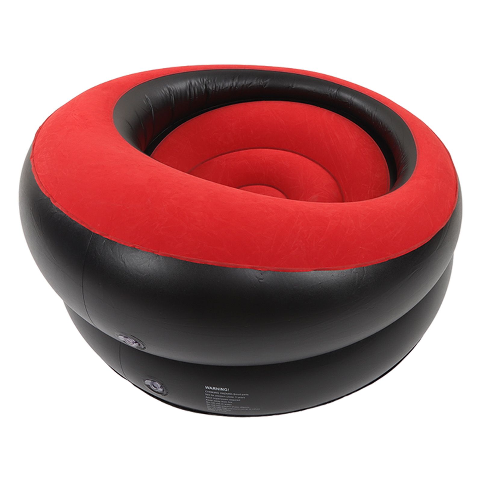 Inflatable Couch Flocking Air Sofa Simple Inflatable Chair for Living Room view 2