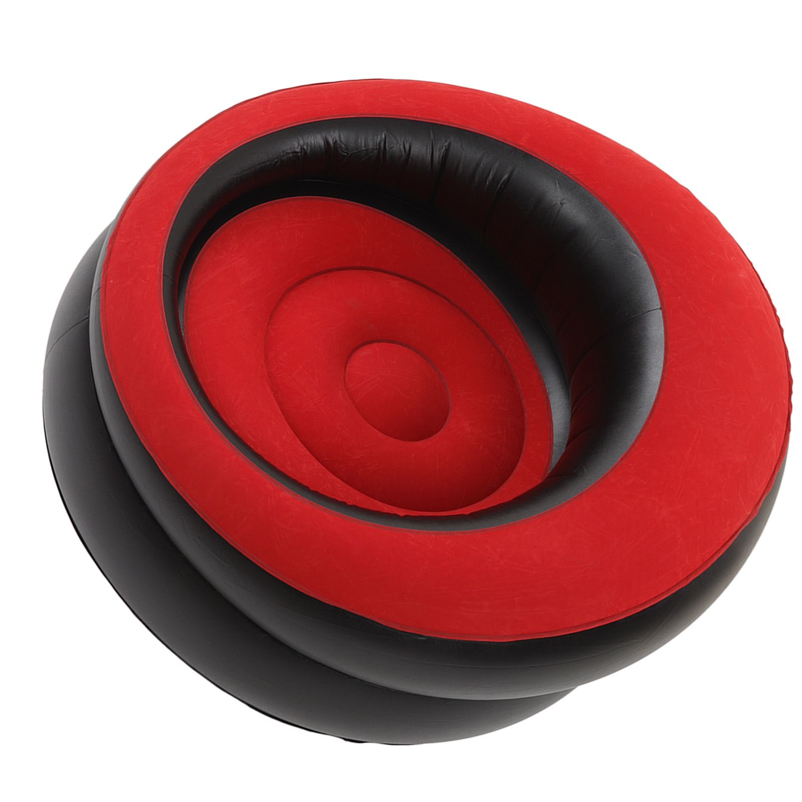 Inflatable Couch Flocking Air Sofa Simple Inflatable Chair for Living Room view 6