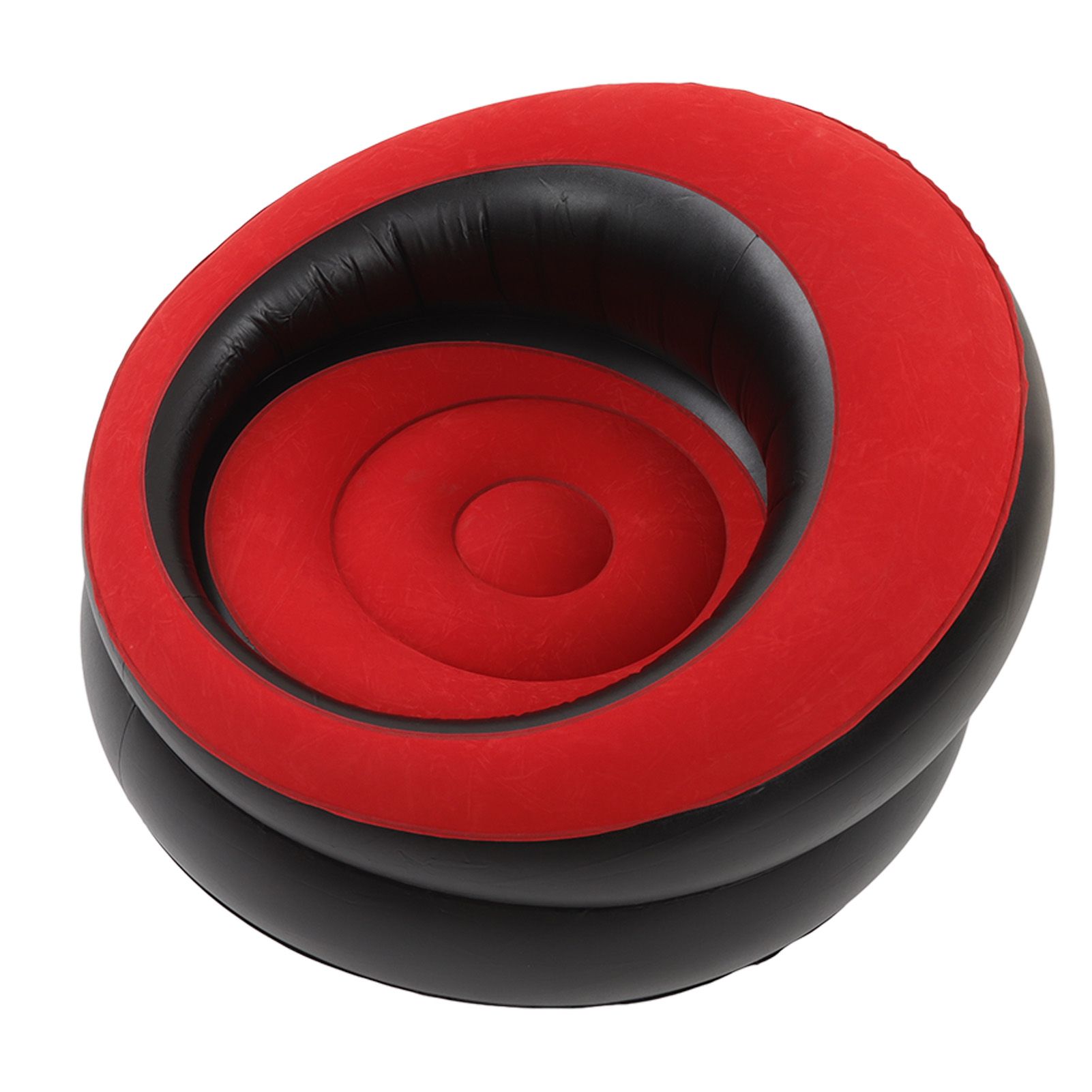 Inflatable Couch Flocking Air Sofa Simple Inflatable Chair for Living Room view 7