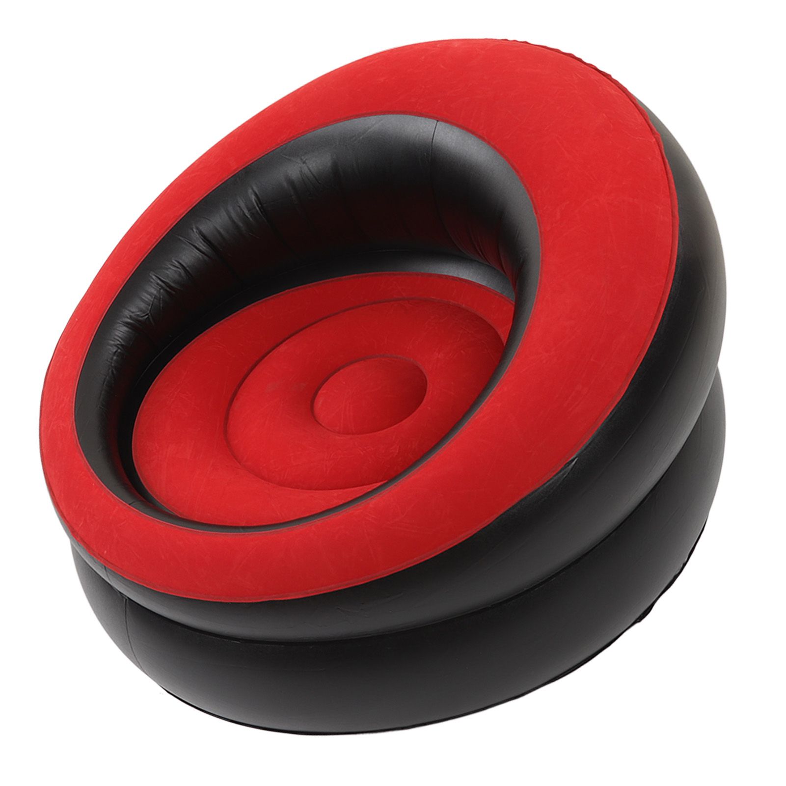 Inflatable Couch Flocking Air Sofa Simple Inflatable Chair for Living Room view 8