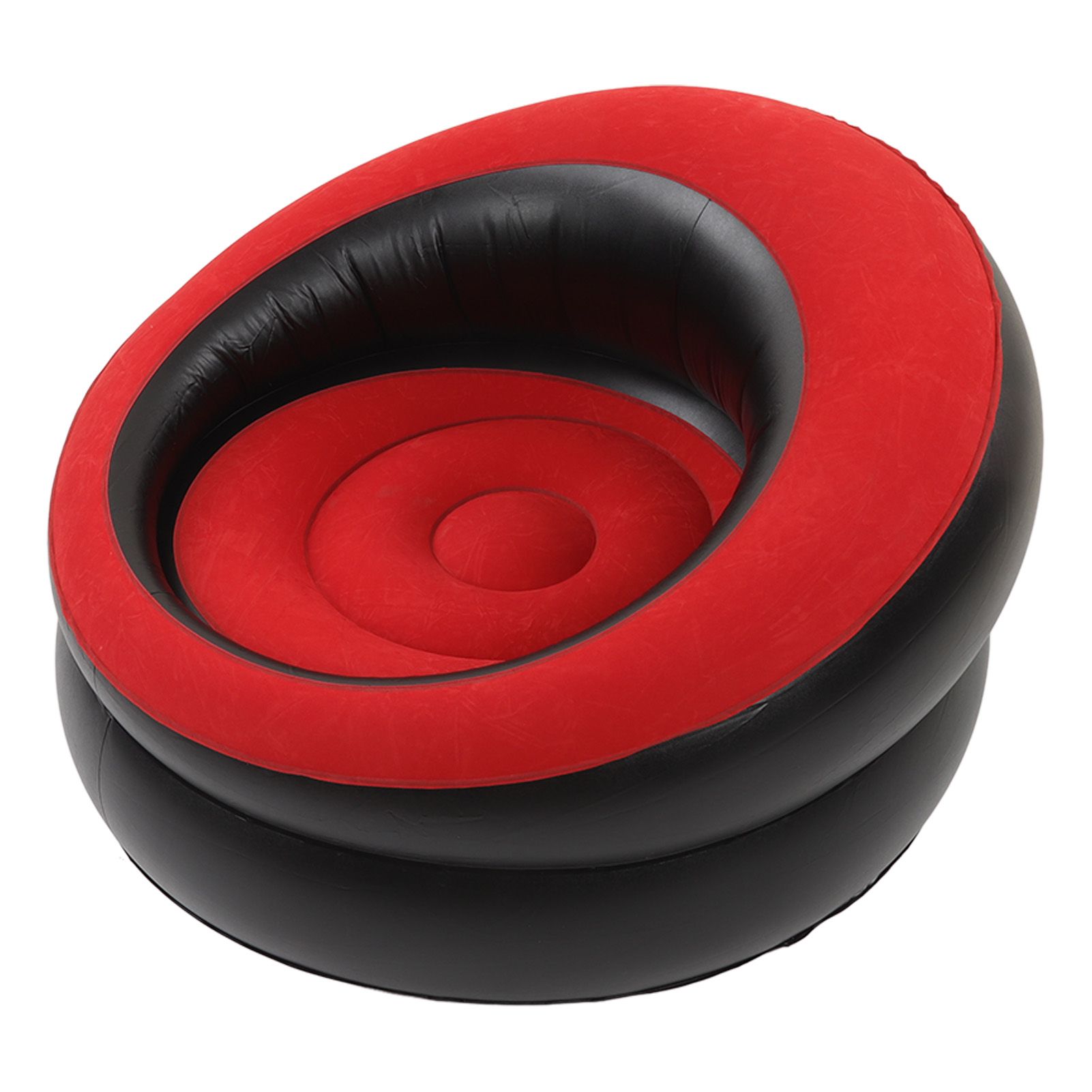Inflatable Couch Flocking Air Sofa Simple Inflatable Chair for Living Room view 9