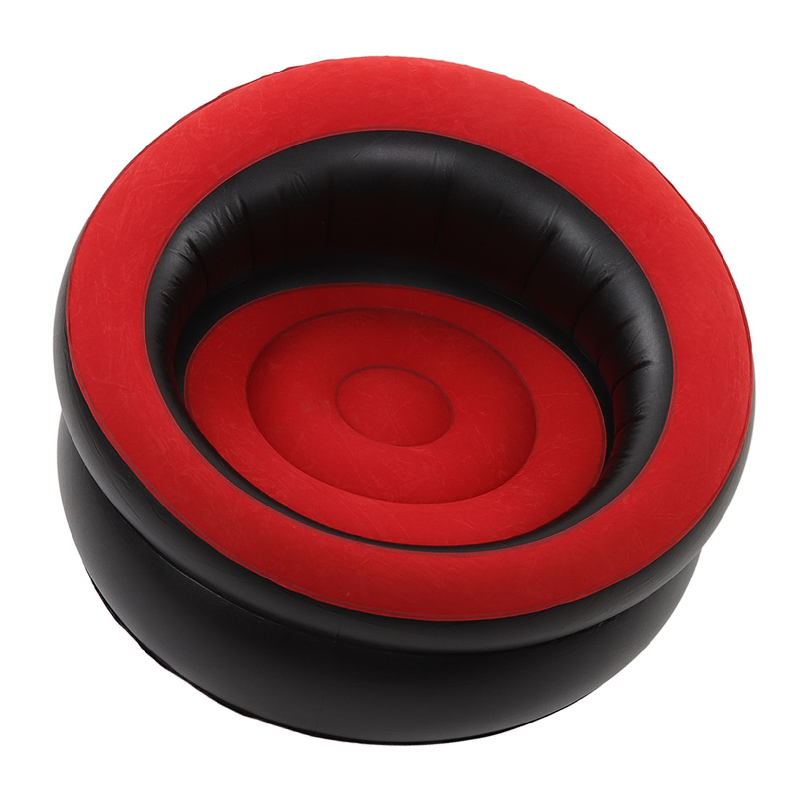 Inflatable Couch Flocking Air Sofa Simple Inflatable Chair for Living Room view 10