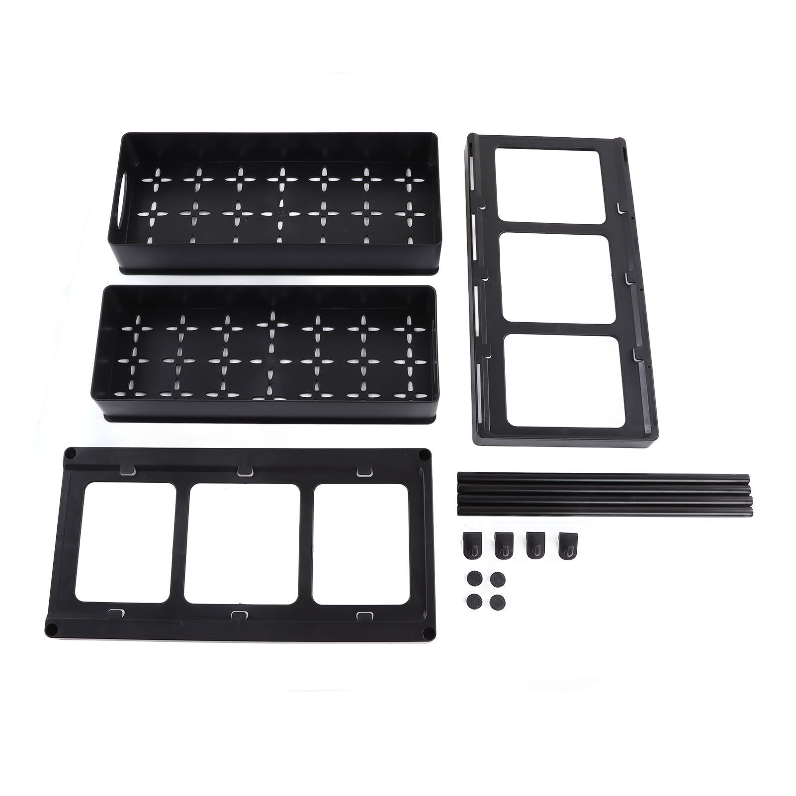 Under Sink Organizer Sliding Pull Out Double Layer Under Sink Countertop