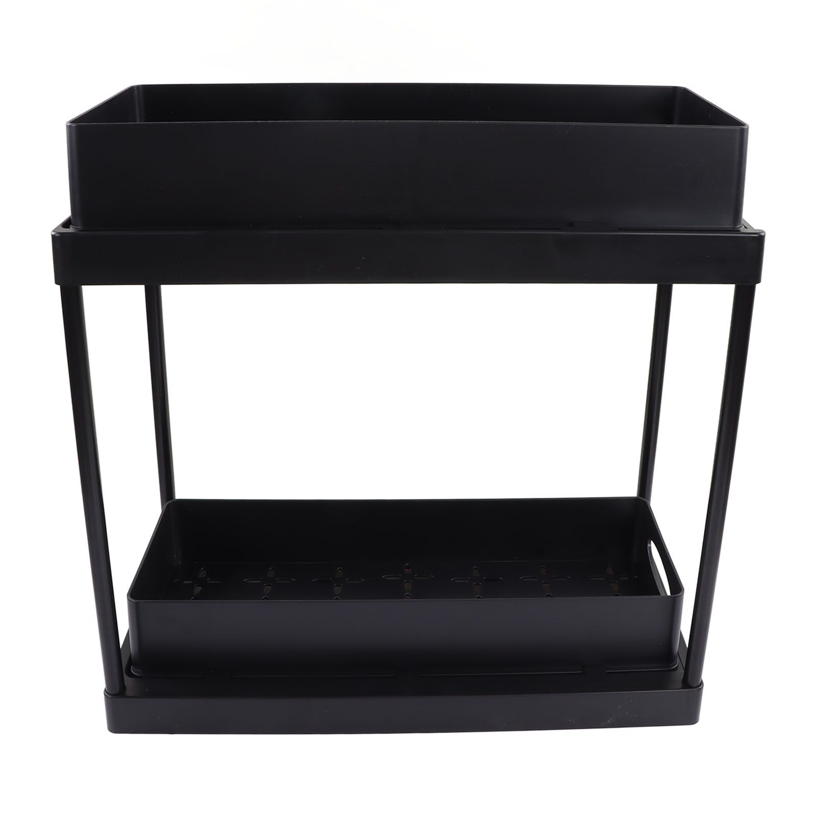 Under Sink Organizer Sliding Pull Out Double Layer Under Sink Countertop view 8