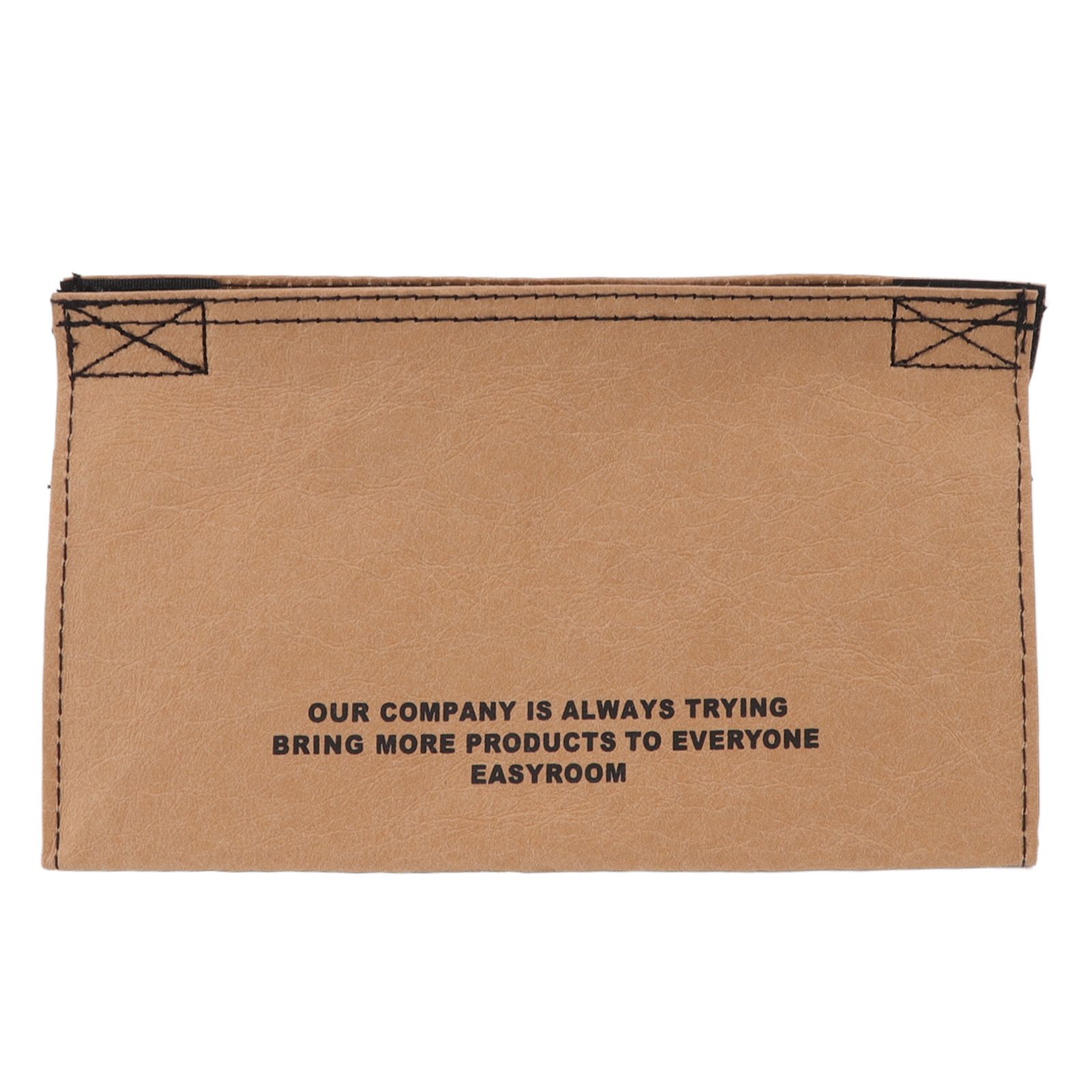 Tissue Box Cover Leather Tissue Dispenser Waterproof Simple Modern Style for view 2