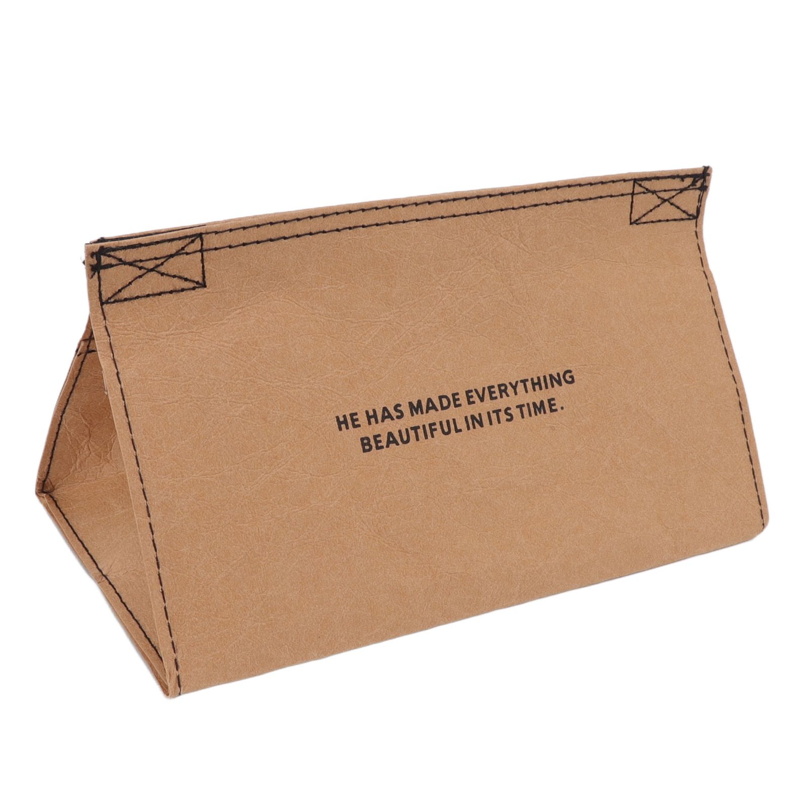 Tissue Box Cover Leather Tissue Dispenser Waterproof Simple Modern Style for view 7