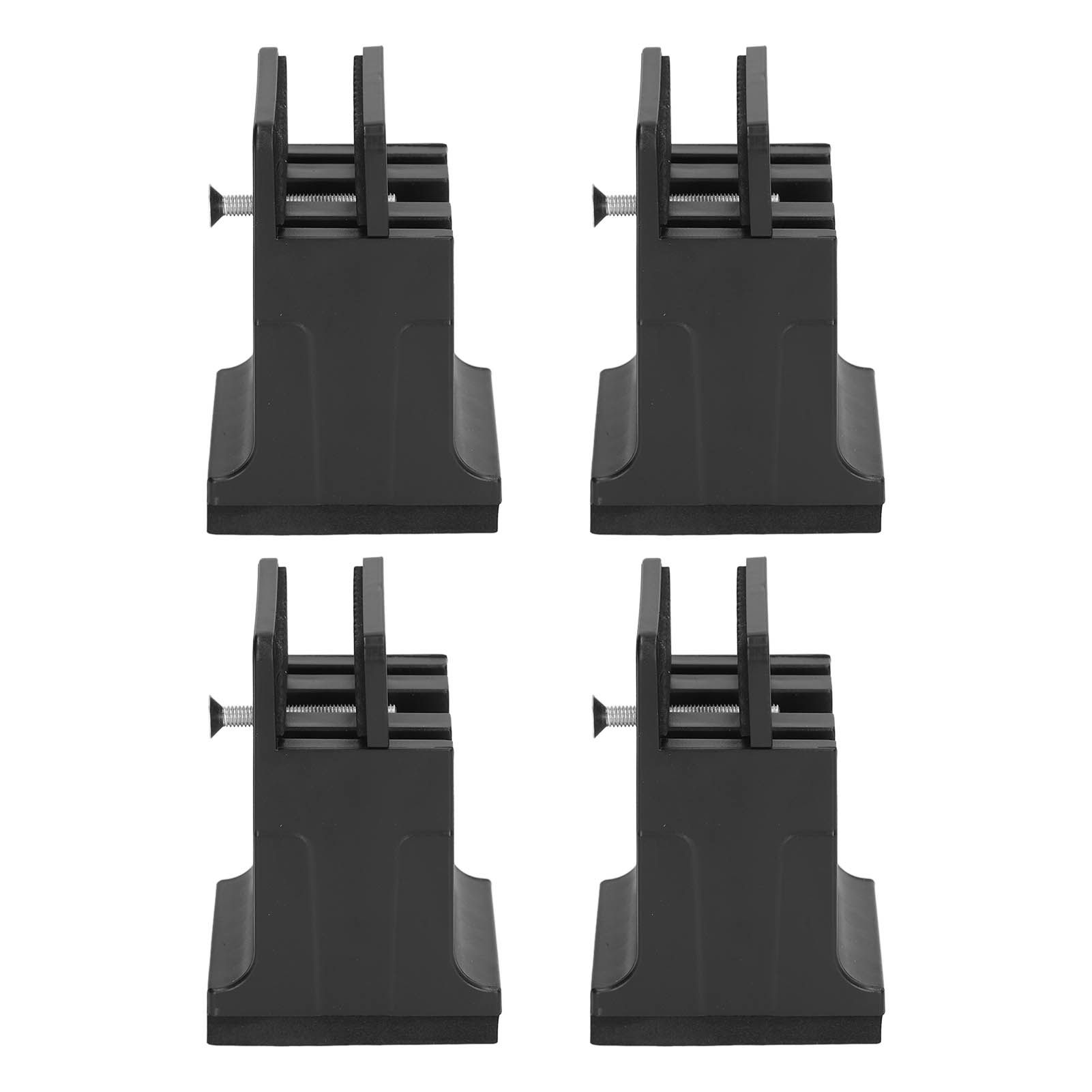 4pcs Adjustable Furniture Risers with Screw Clamp Rubber Bed Couch Risers for view 5