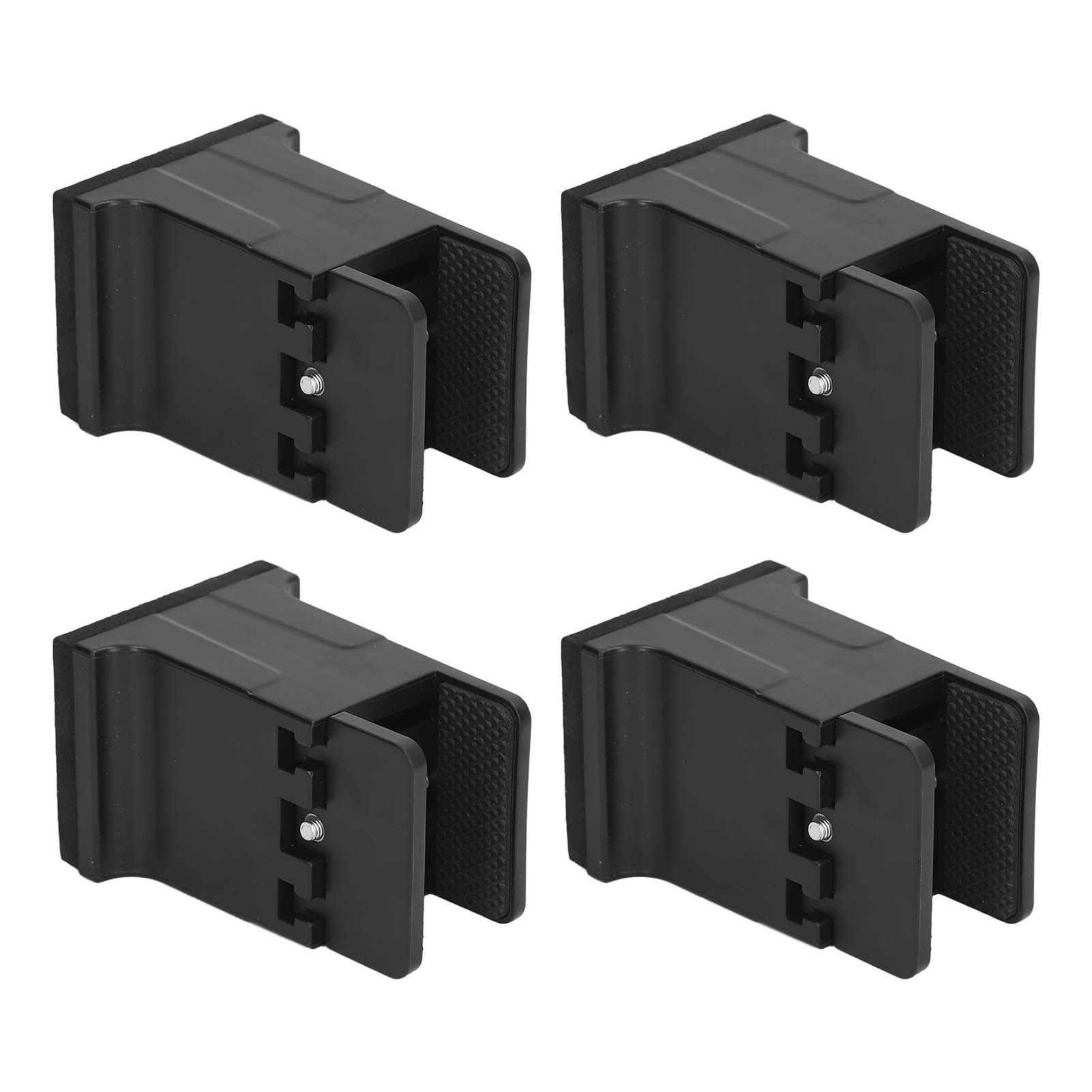 4pcs Adjustable Furniture Risers with Screw Clamp Rubber Bed Couch Risers for view 7