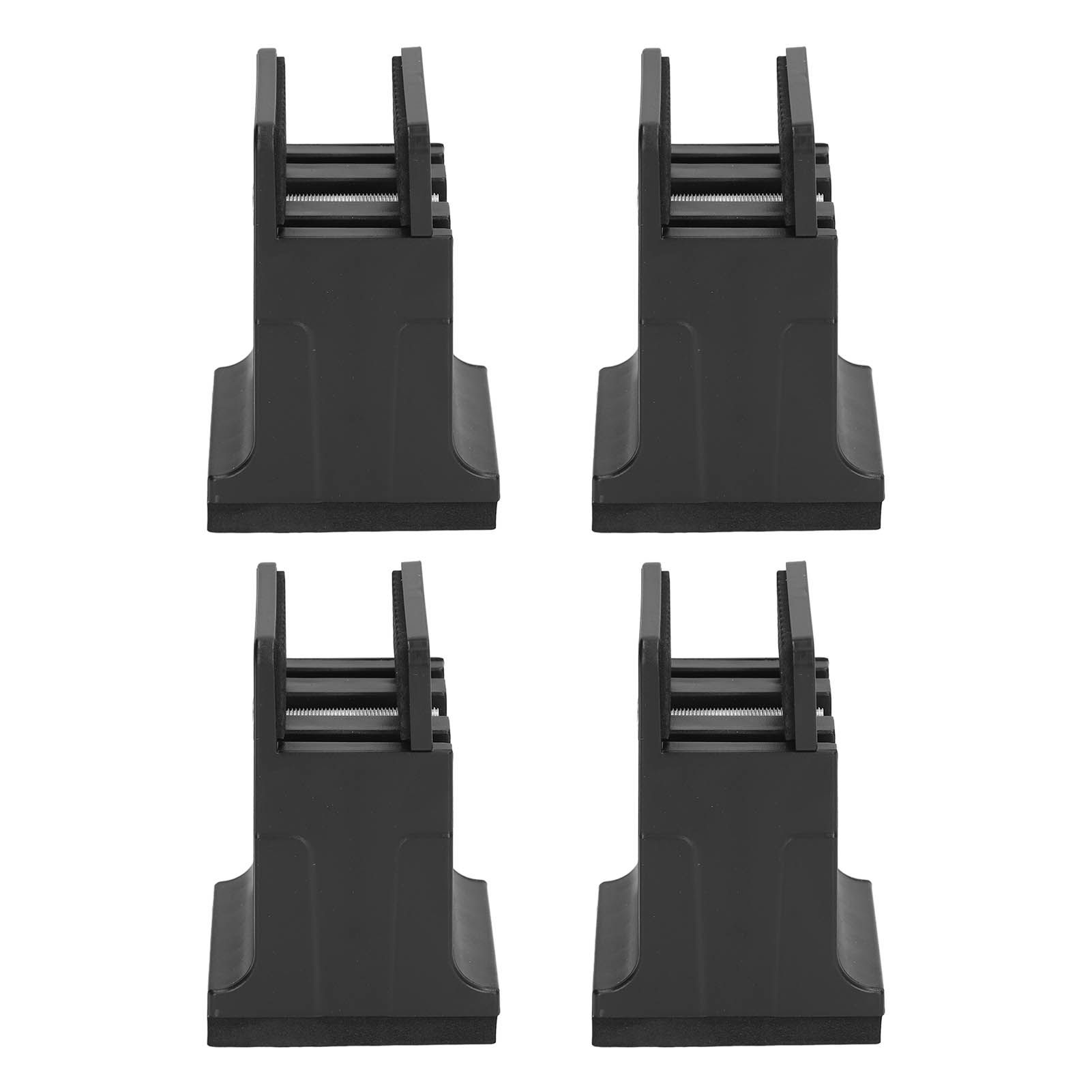 4pcs Adjustable Furniture Risers with Screw Clamp Rubber Bed Couch Risers for view 8