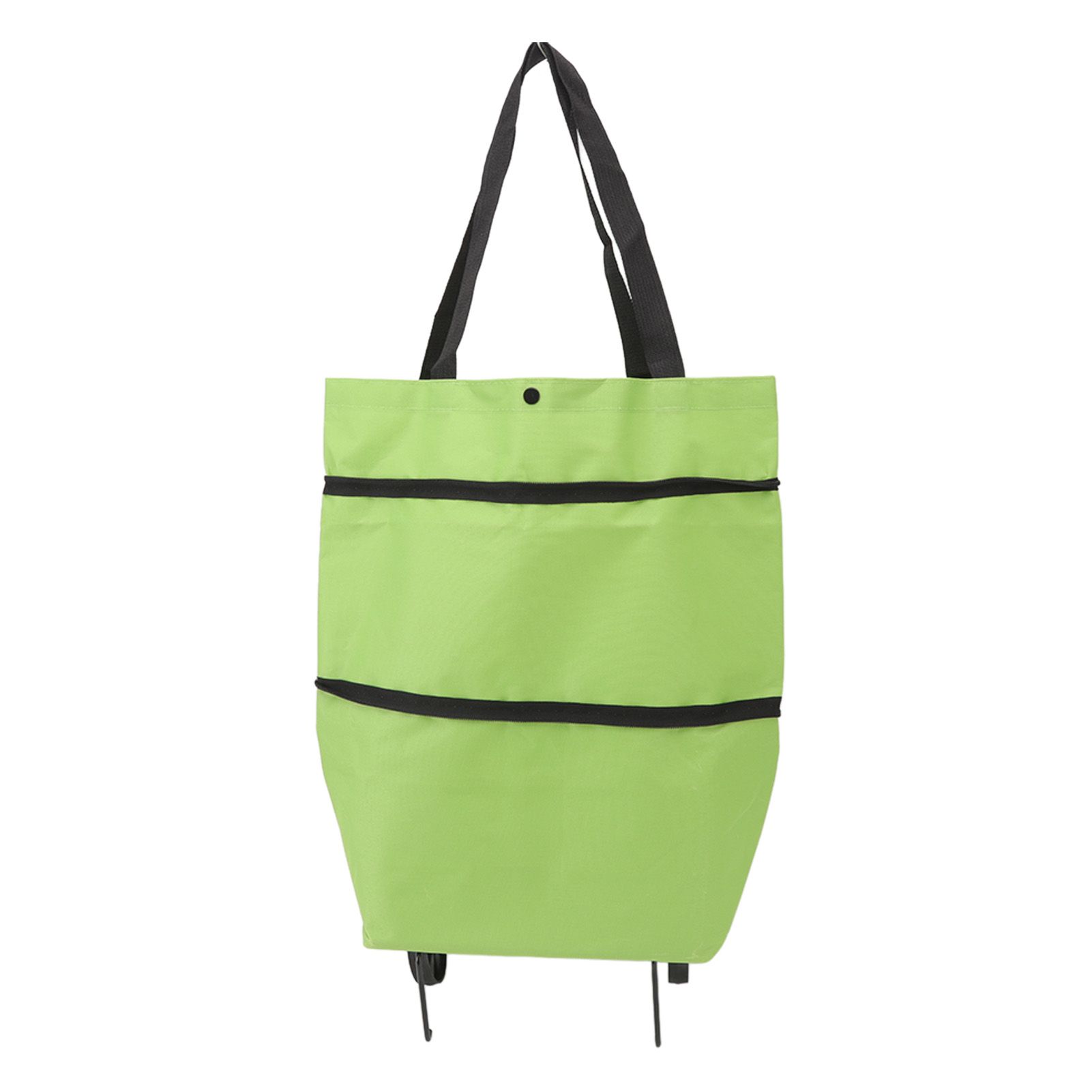 Shopping Cart Foldable Bag Large Capacity Zipper Design Oxford Cloth with view 6