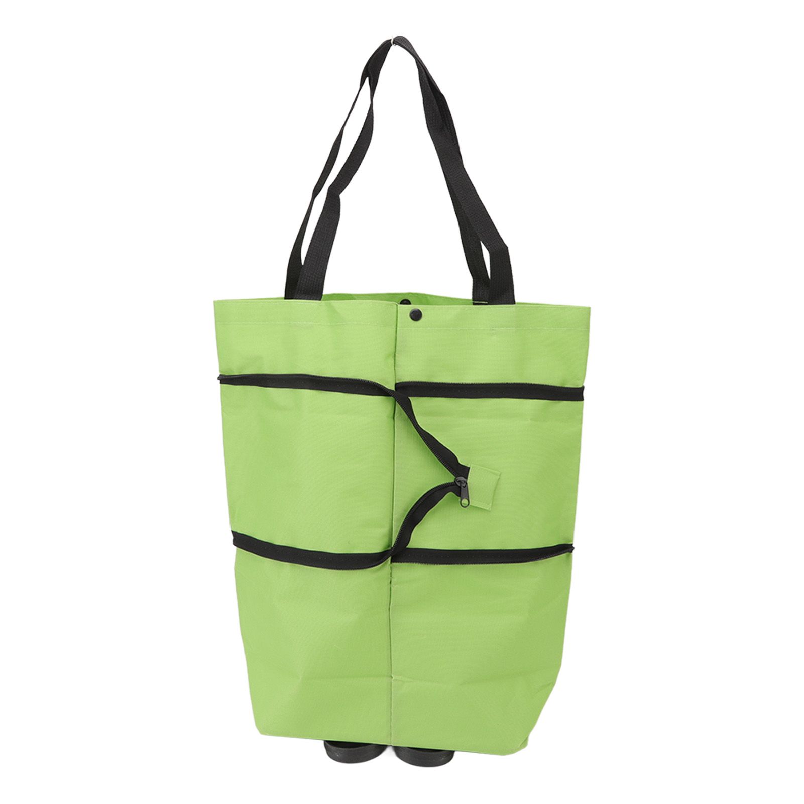Shopping Cart Foldable Bag Large Capacity Zipper Design Oxford Cloth with view 7