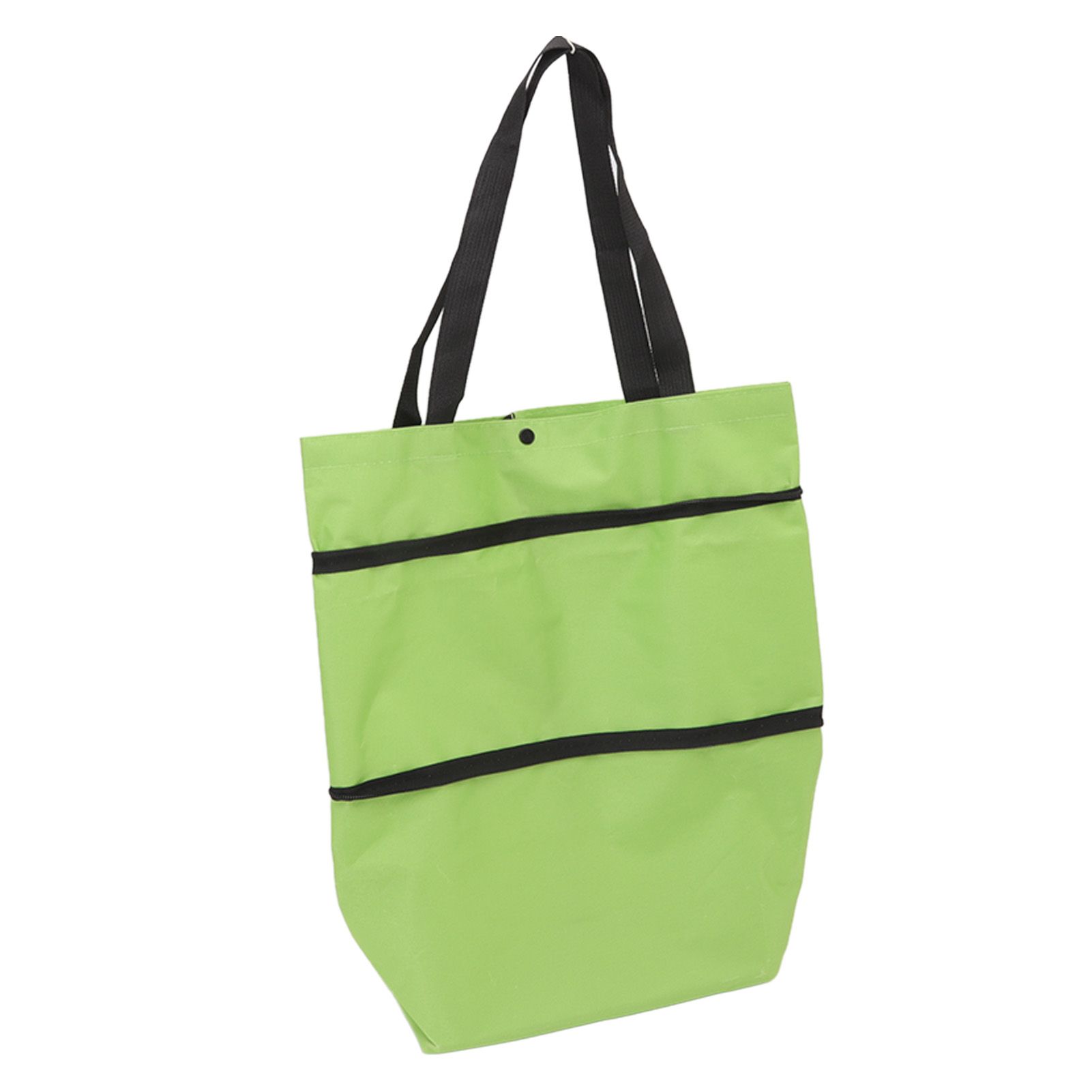 Shopping Cart Foldable Bag Large Capacity Zipper Design Oxford Cloth with view 8