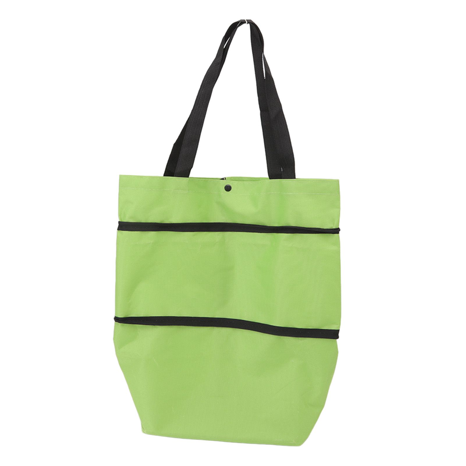 Shopping Cart Foldable Bag Large Capacity Zipper Design Oxford Cloth with view 9
