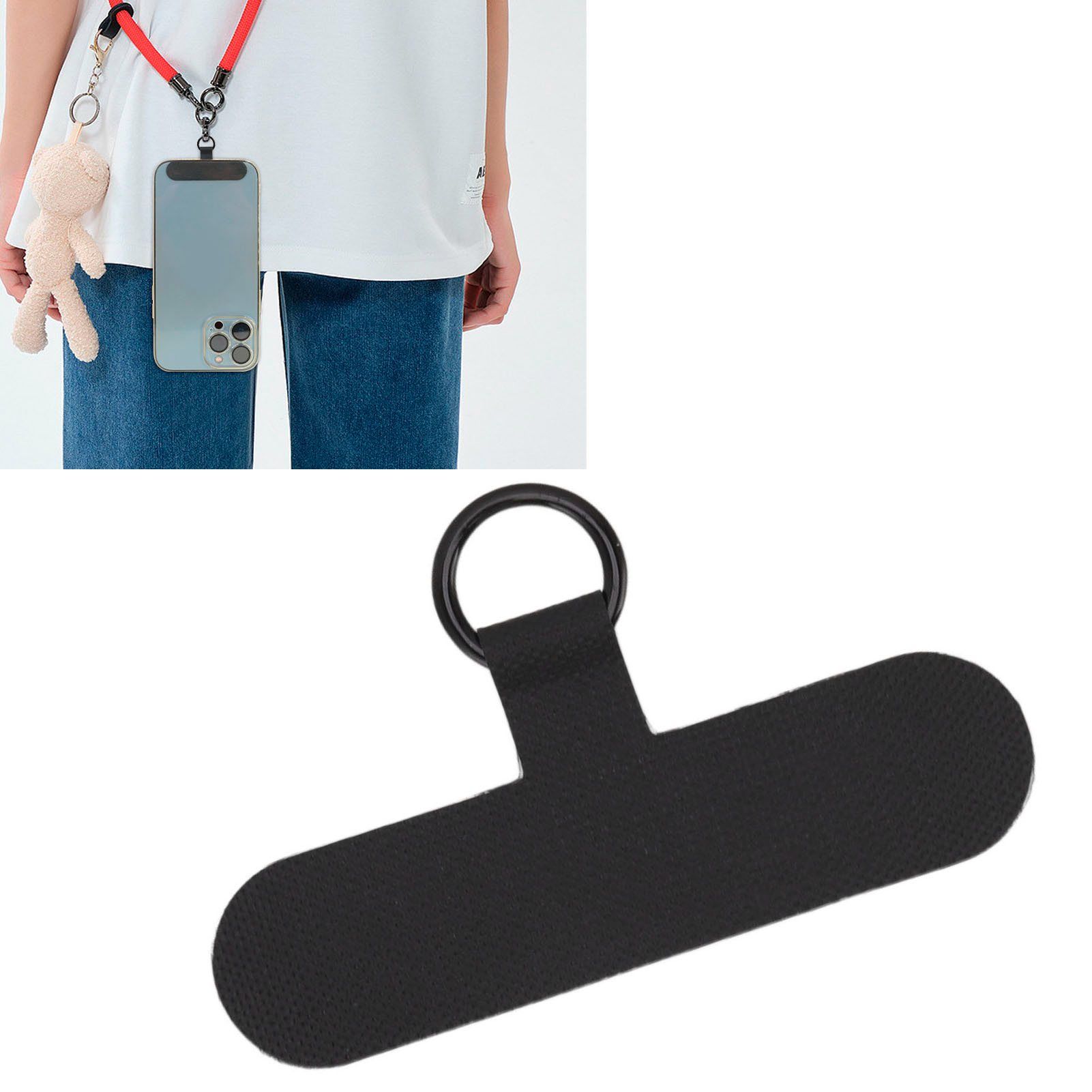 Universal Mobile Phone Lanyard Patch Nylon Cell Phone Hanging Rope Tab view 11