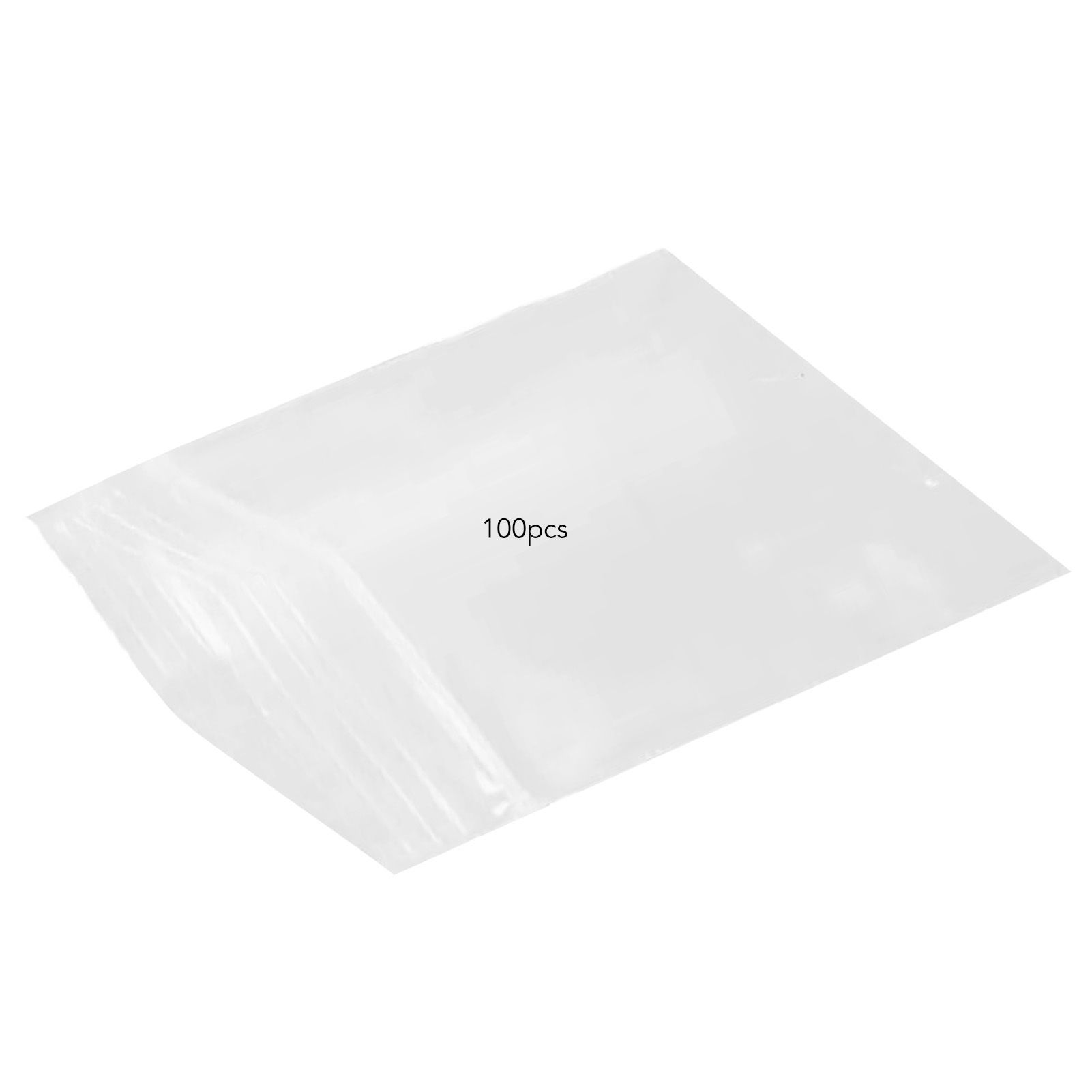100pcs Snack Storage Bags Transparent Leakage Proof Thick Clear Zip PE Sealed view 3
