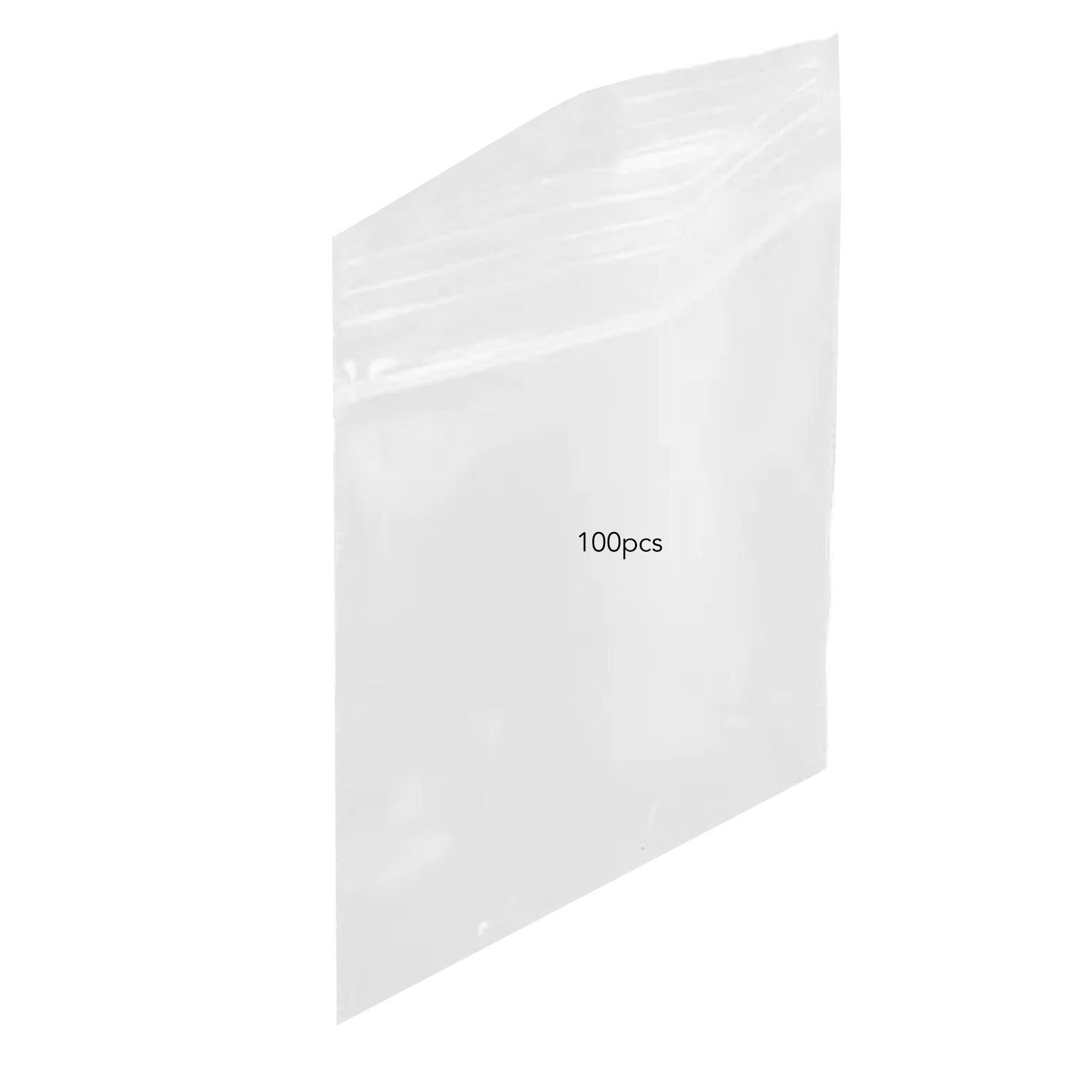 100pcs Snack Storage Bags Transparent Leakage Proof Thick Clear Zip PE Sealed view 4