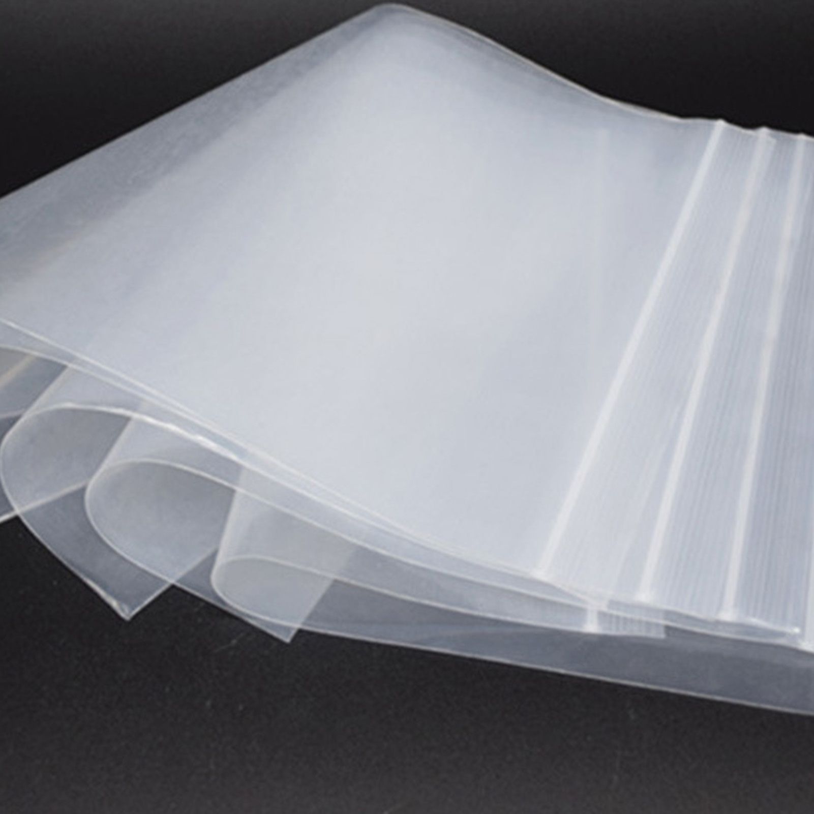 100pcs Snack Storage Bags Transparent Leakage Proof Thick Clear Zip PE Sealed view 13