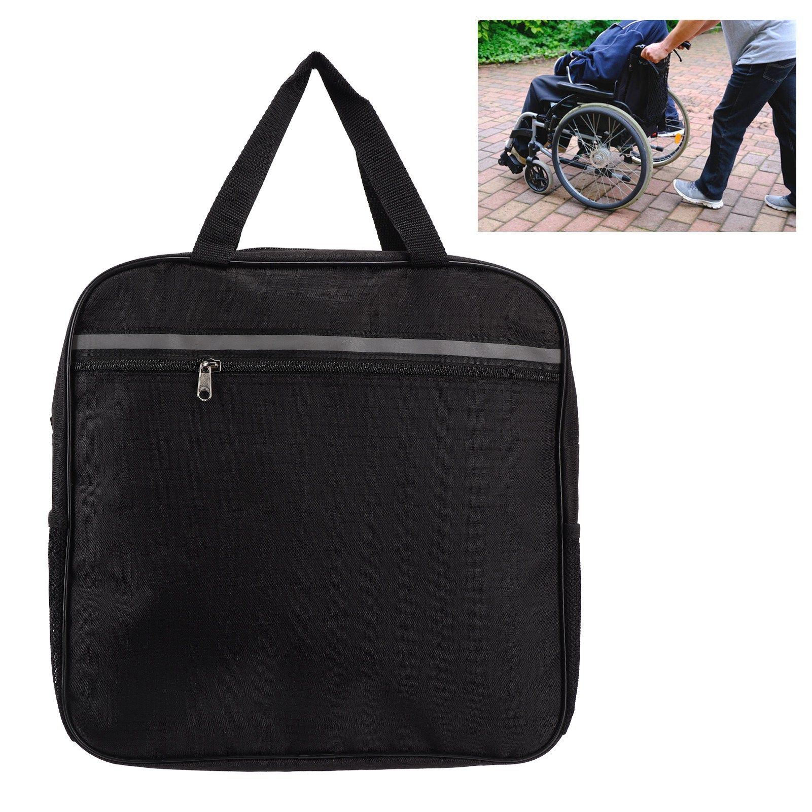Wheelchair Storage Bag Multi Pocket Large Capacity Oxford Cloth Portable view 12
