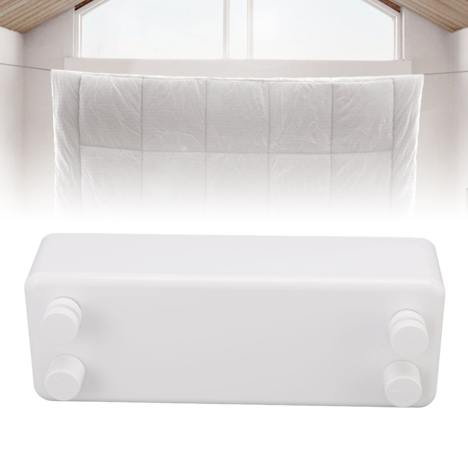 Retractable Clothesline Wall Mounted Heavy Duty Thickened Stainless Steel view 11