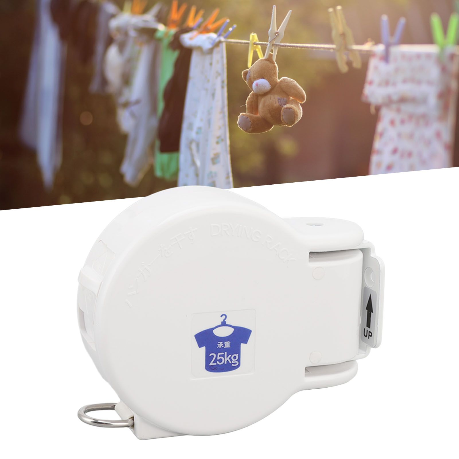 Indoor Retractable Clothesline 4.2m Heavy Duty Wear Resistant Rustproof Indoor view 12