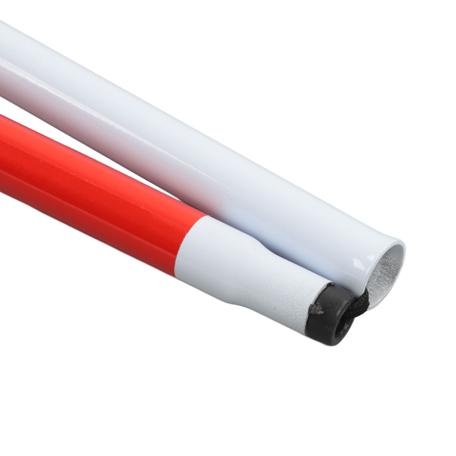 Folding Blind Cane Anti Slip Handle Red White Aluminium Lightweight Folding view 14