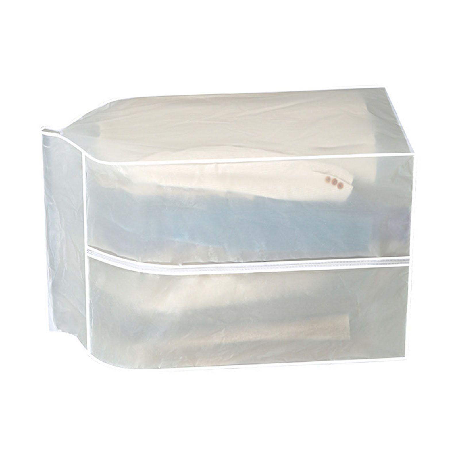 Large Garment Cover Transparent Easy To Install Hanging Clothes Storage Bag view 3