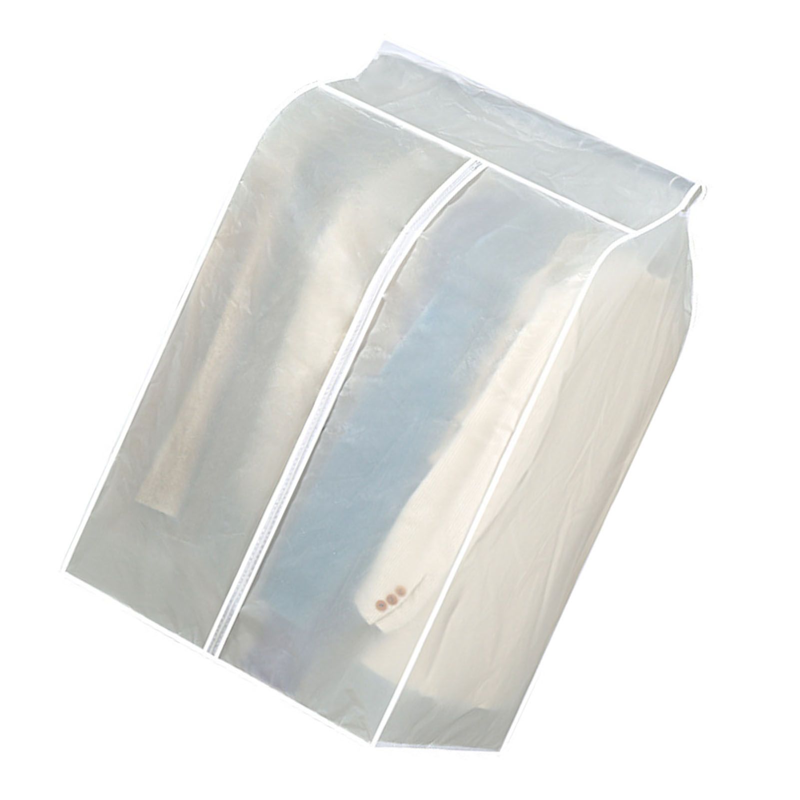 Large Garment Cover Transparent Easy To Install Hanging Clothes Storage Bag view 4
