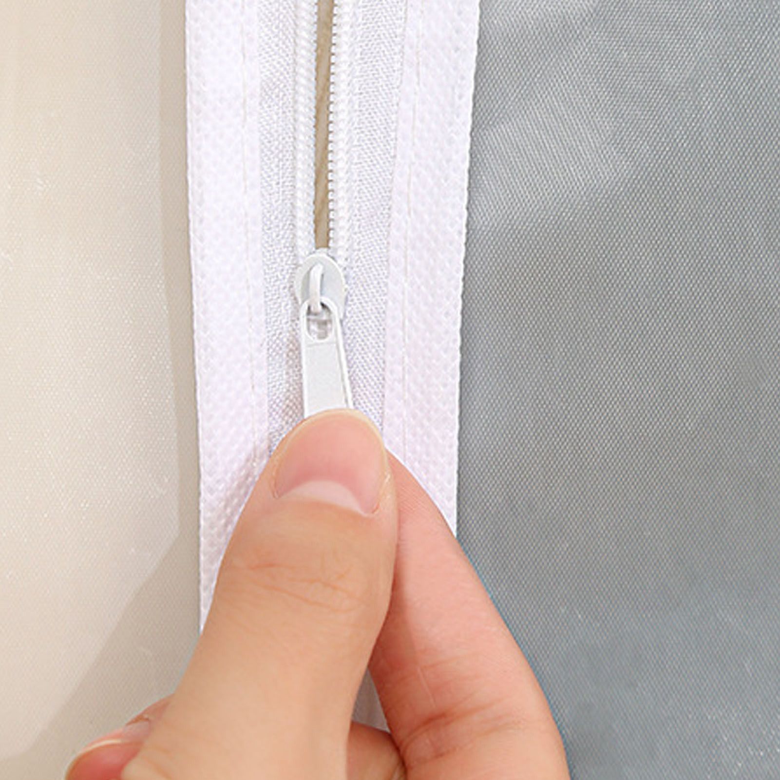 Large Garment Cover Transparent Easy To Install Hanging Clothes Storage Bag view 9