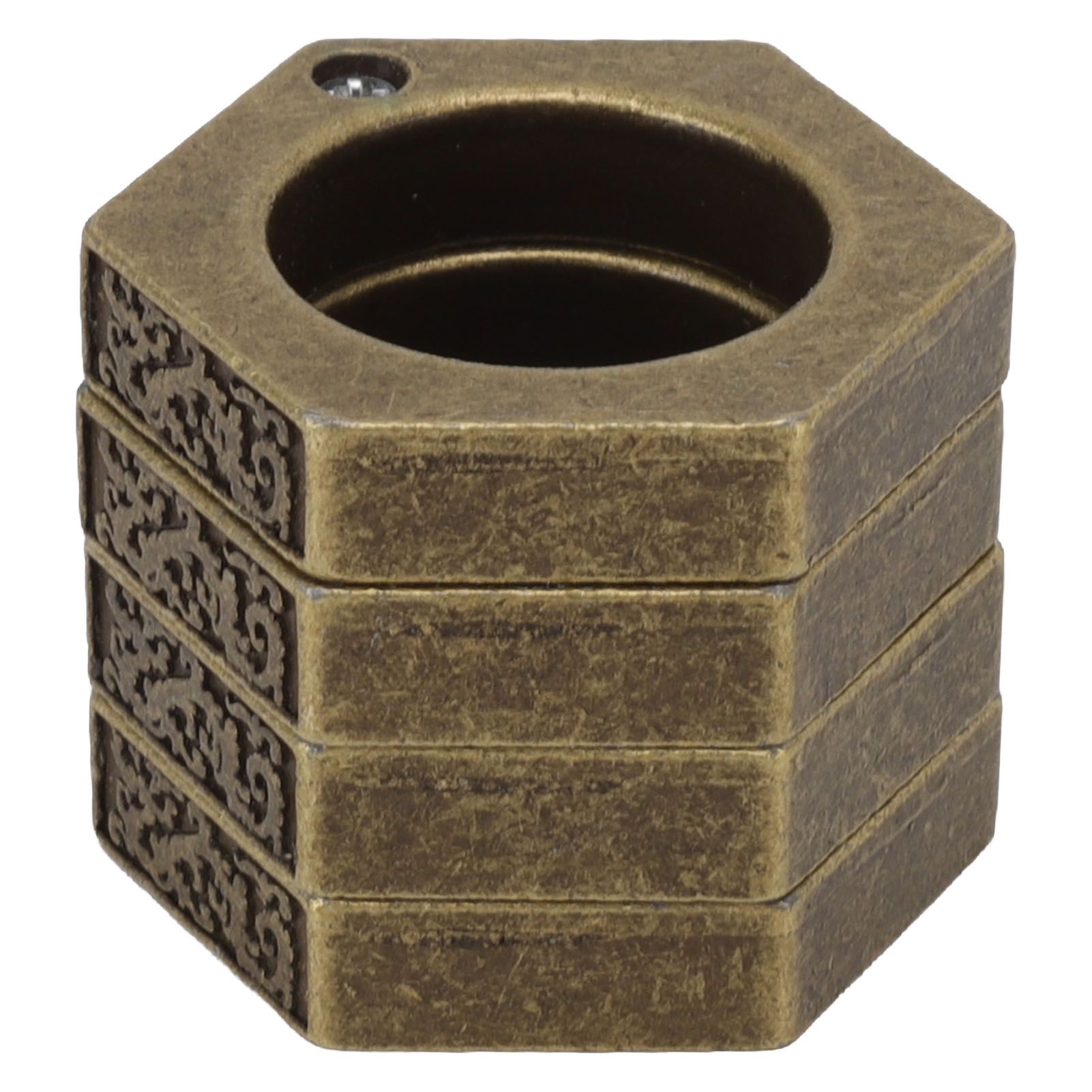 Defense Rings Aluminium Alloy Glossy Hexagonal Window Breaker for Emergency view 2