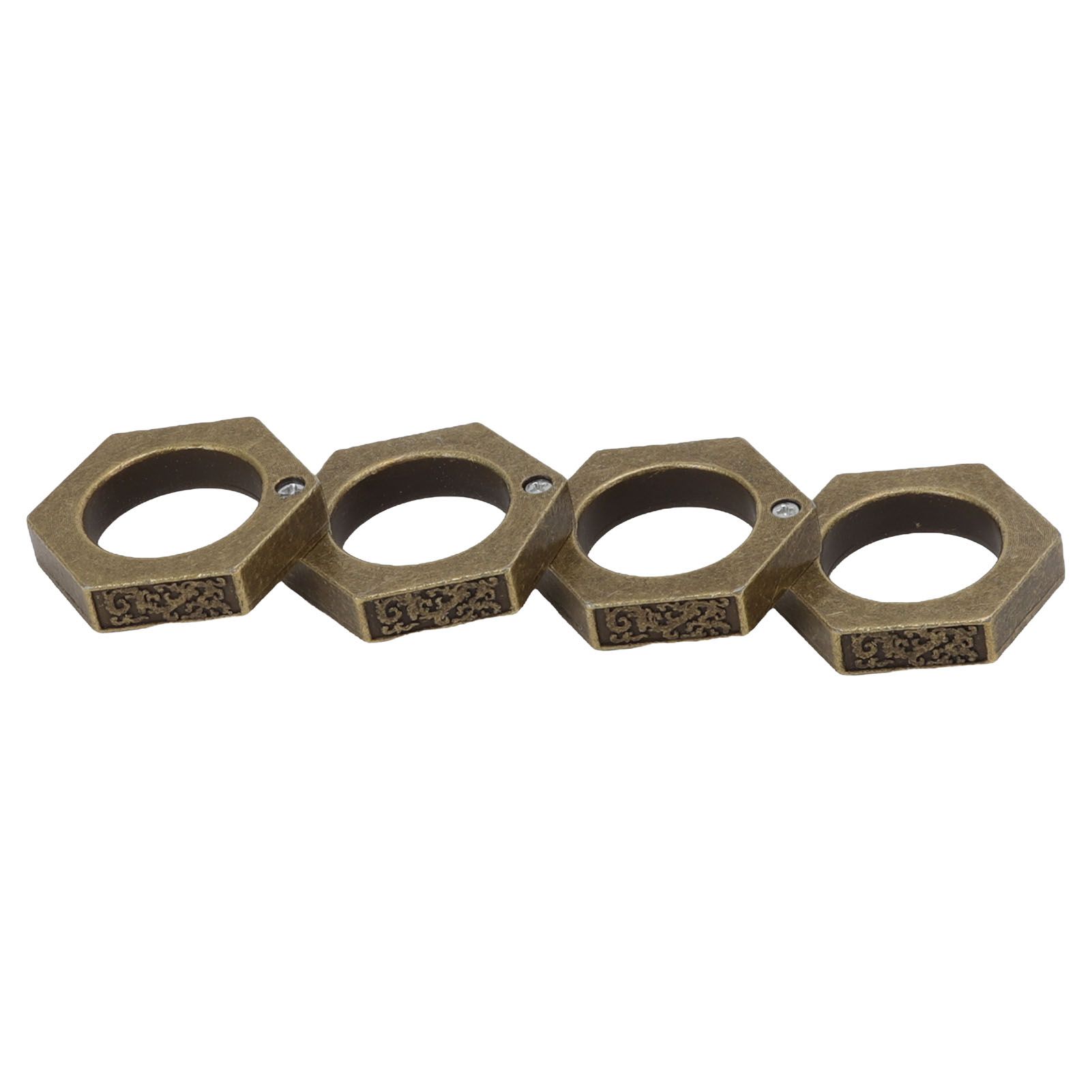 Defense Rings Aluminium Alloy Glossy Hexagonal Window Breaker for Emergency view 5