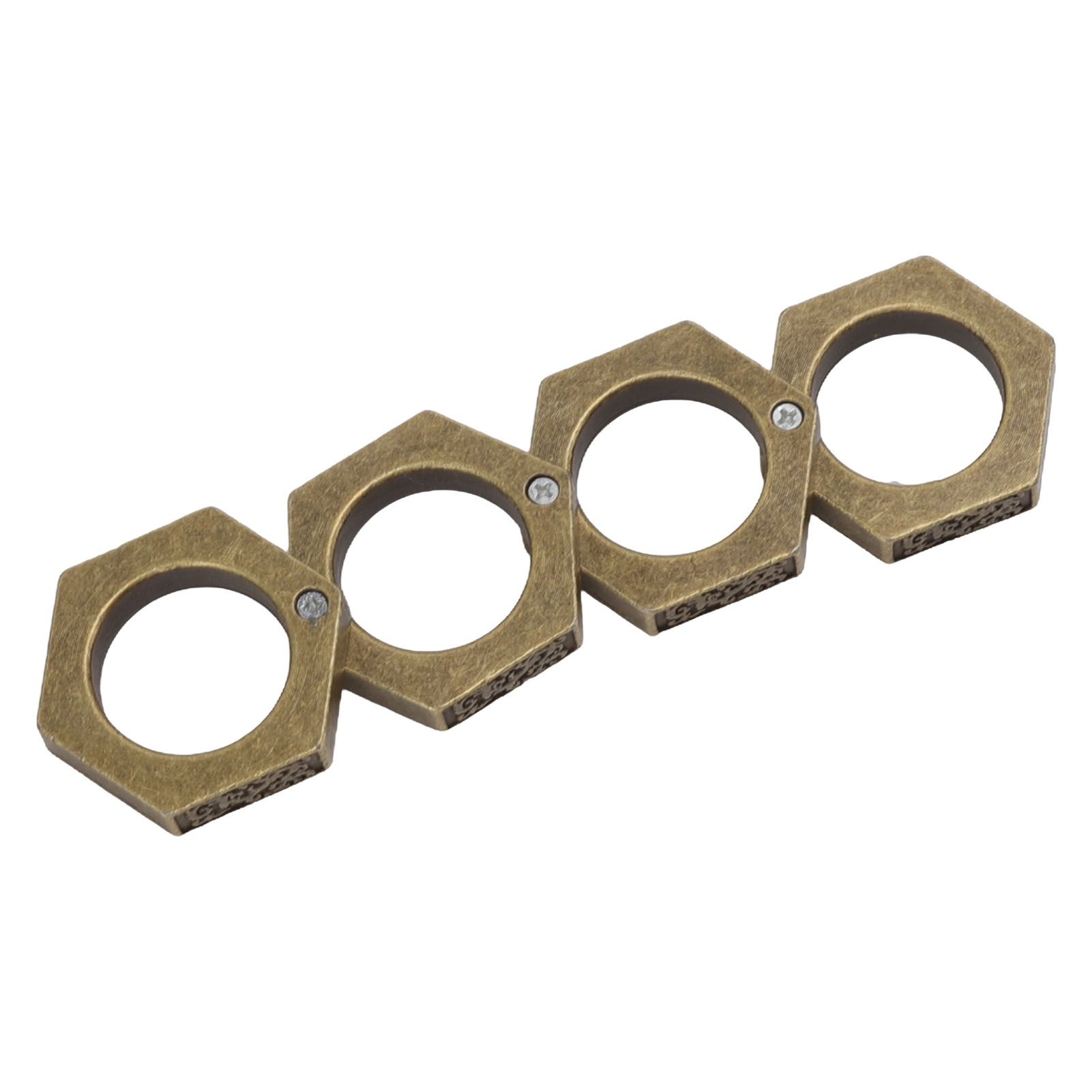 Defense Rings Aluminium Alloy Glossy Hexagonal Window Breaker for Emergency view 6