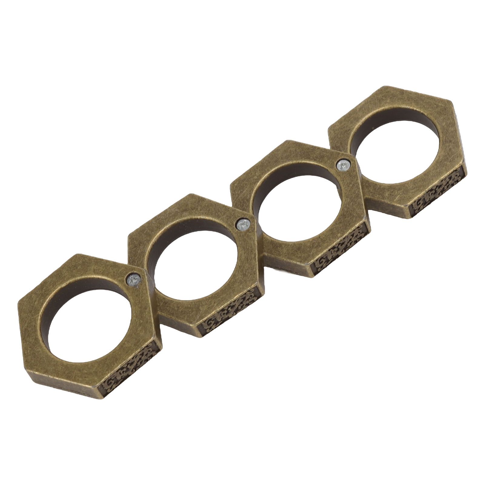 Defense Rings Aluminium Alloy Glossy Hexagonal Window Breaker for Emergency view 8