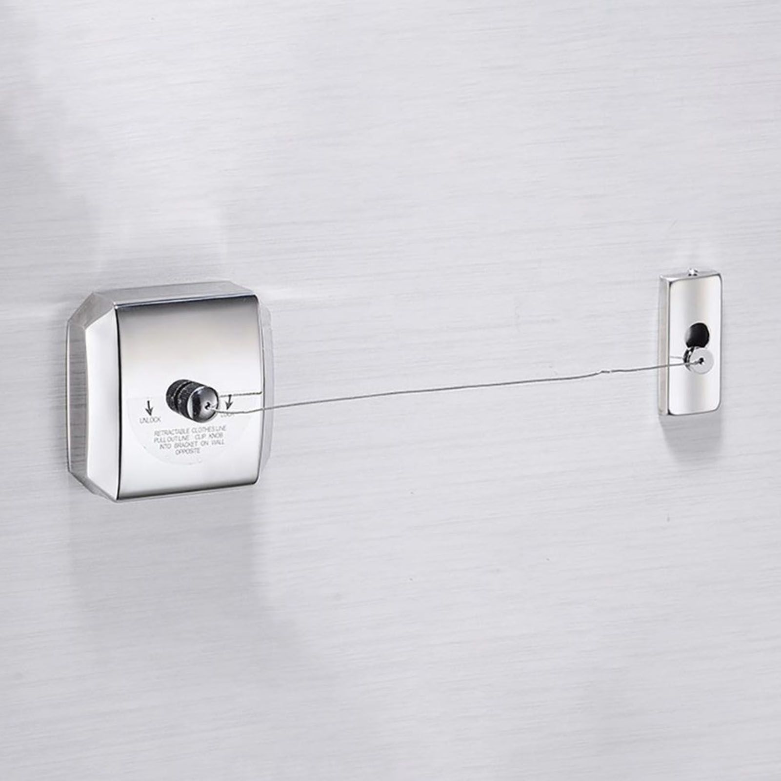 Retractable Clothesline Stainless Steel Clothes Line Dryer Heavy Duty Clothes view 14