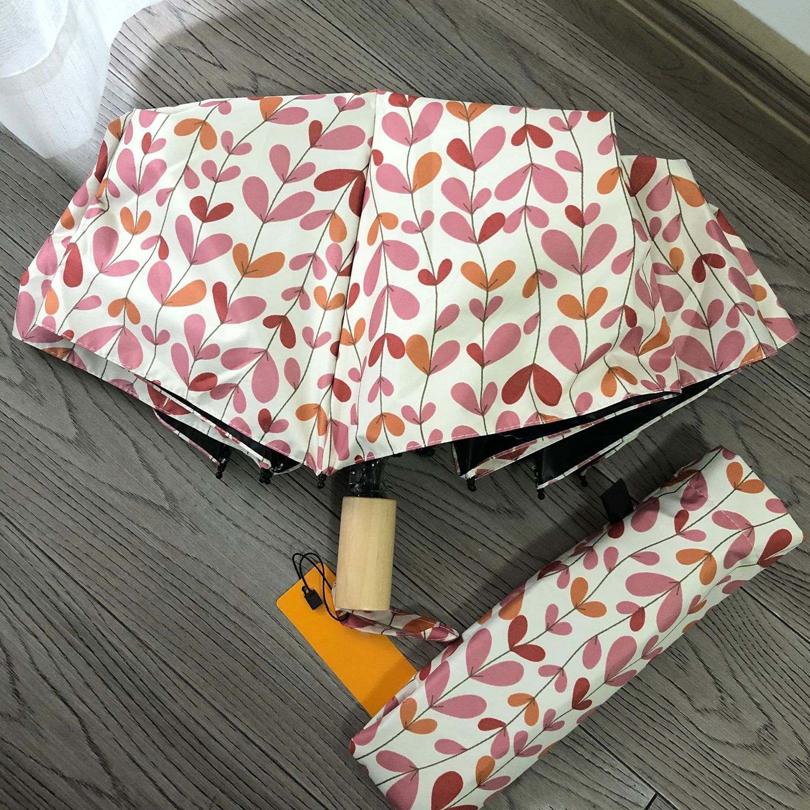 Umbrella Glass Fiber Flexible Frame Portable Anti UV Wind Proof 3 Folding Sun view 10