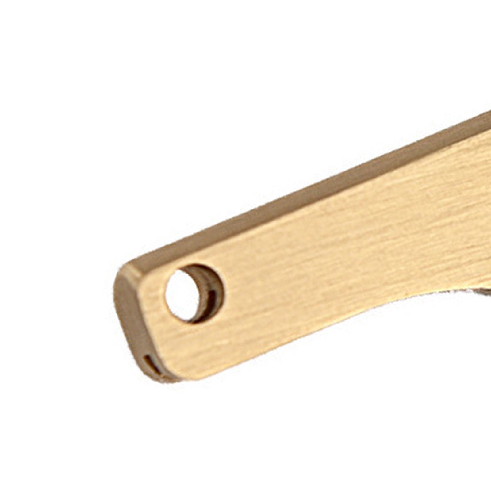 Mini Folding Knife Brass Handle Stainless Steel Blade Mini Magnetic Pocket view 5