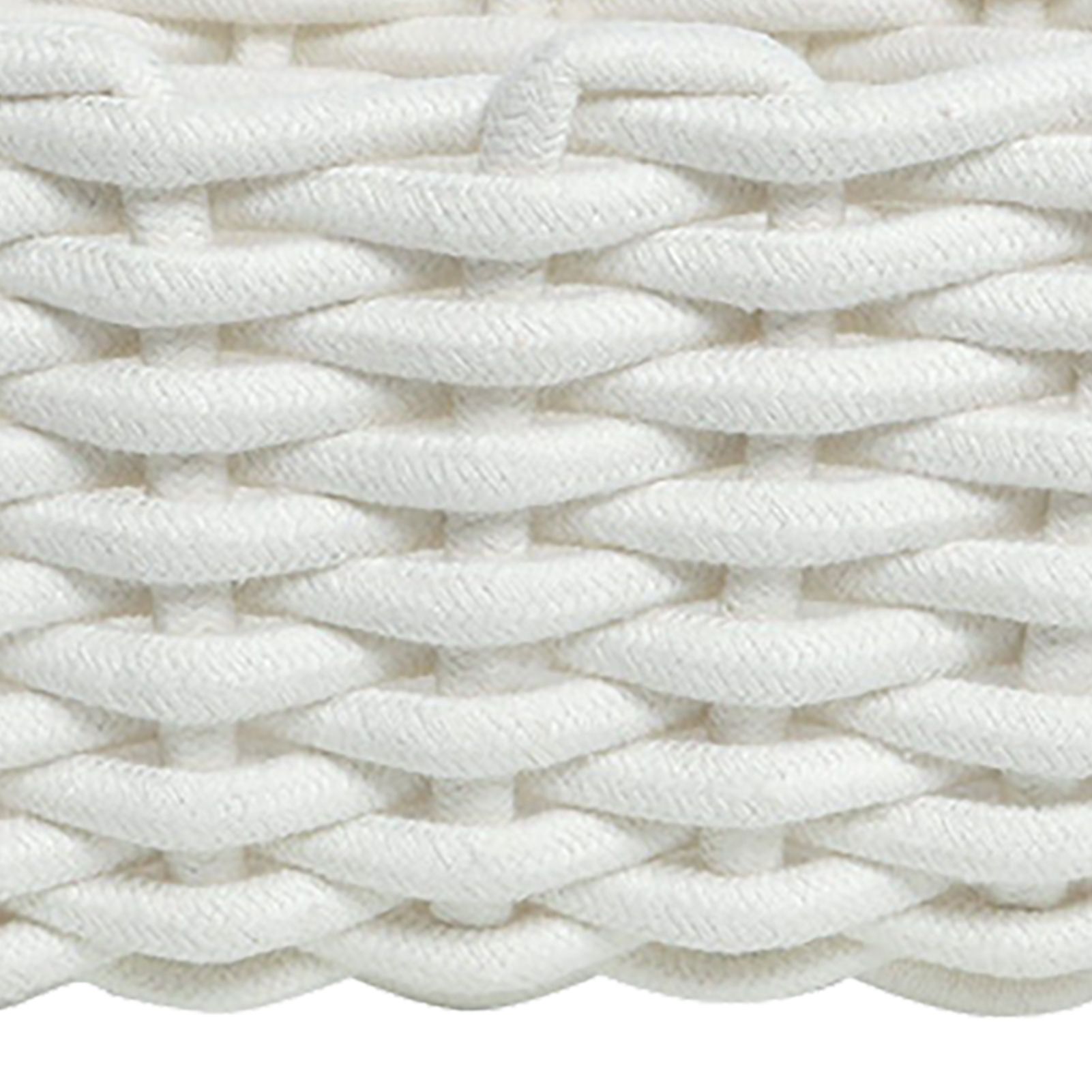 Cotton Rope Storage Basket Hand Knitting Nordic Style Desktop Storage view 8