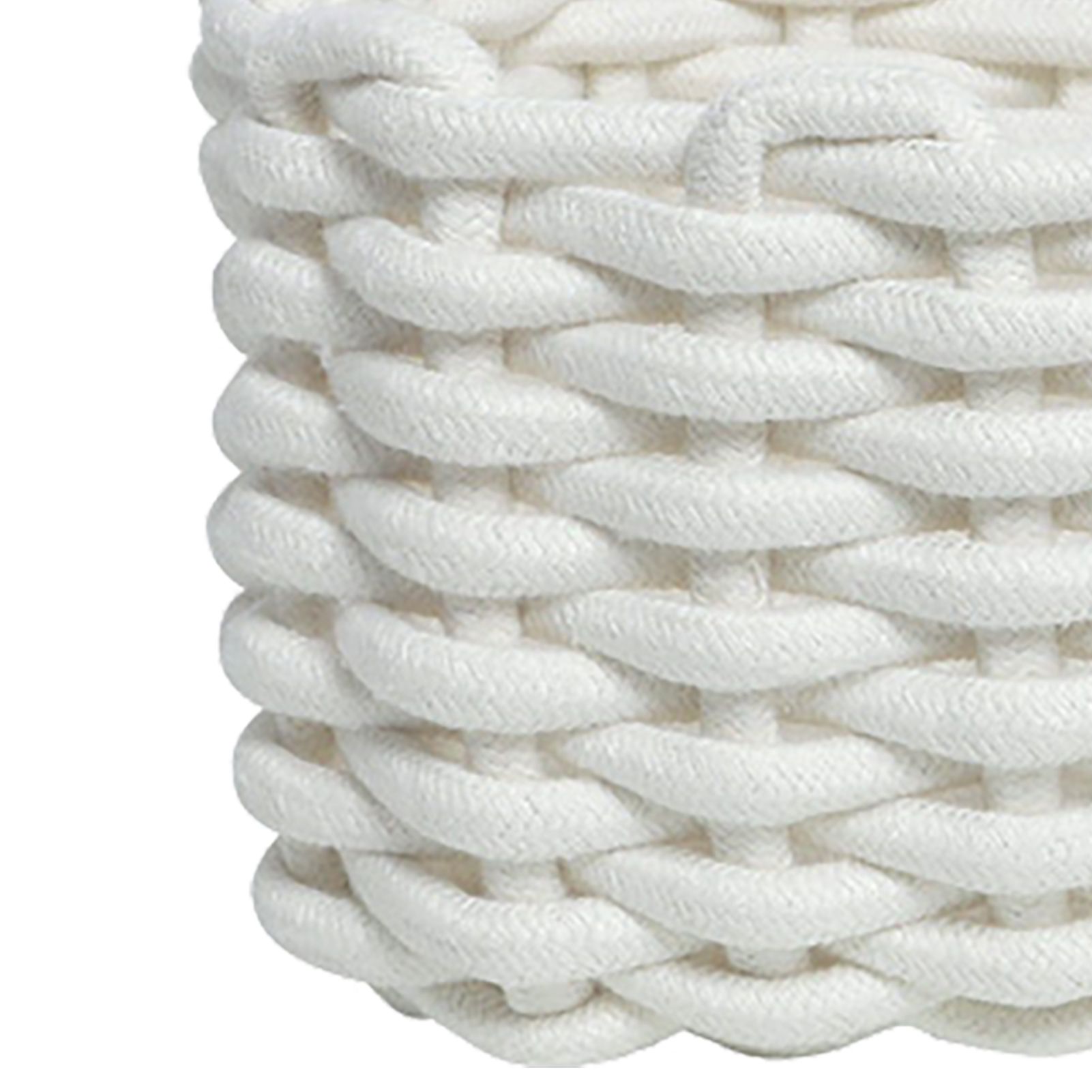 Cotton Rope Storage Basket Hand Knitting Nordic Style Desktop Storage view 9