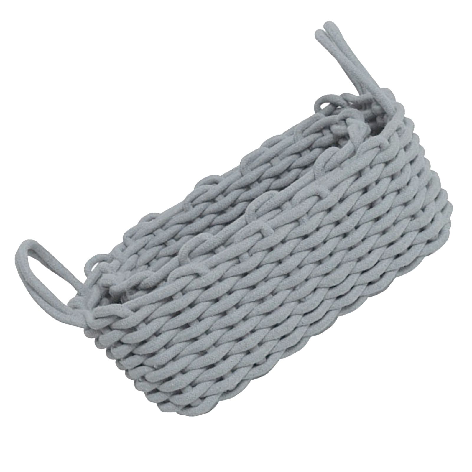 Cotton Rope Storage Basket Hand Knitting Nordic Style Desktop Storage view 2