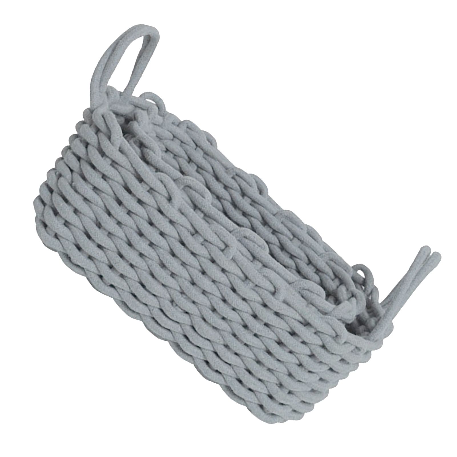 Cotton Rope Storage Basket Hand Knitting Nordic Style Desktop Storage view 3