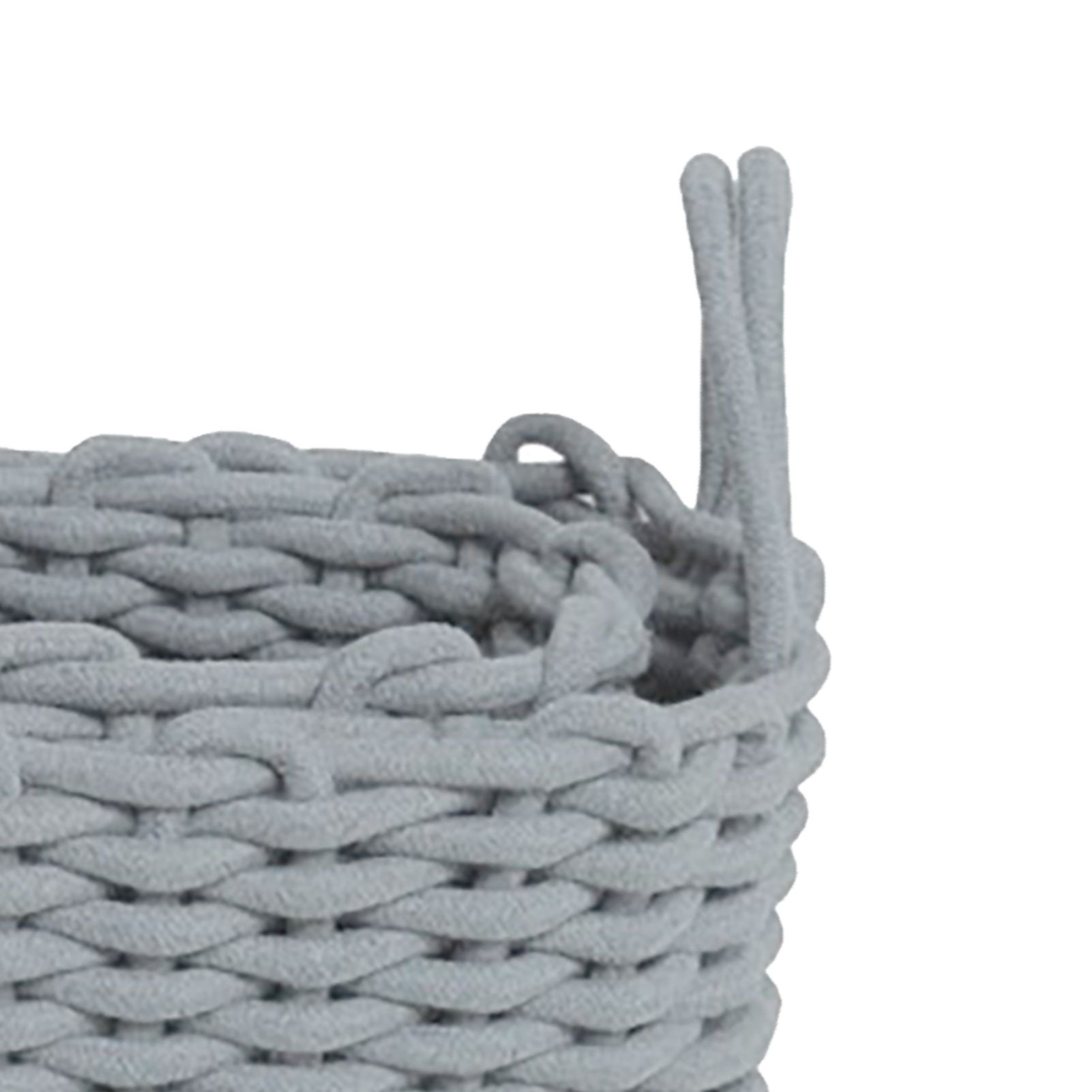 Cotton Rope Storage Basket Hand Knitting Nordic Style Desktop Storage view 7