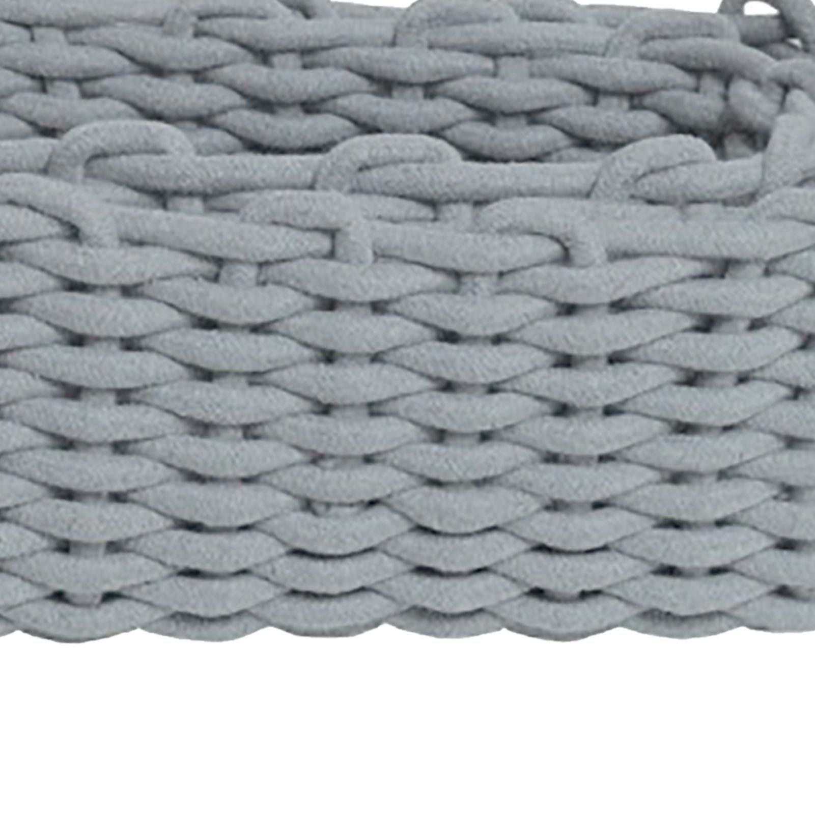 Cotton Rope Storage Basket Hand Knitting Nordic Style Desktop Storage view 8