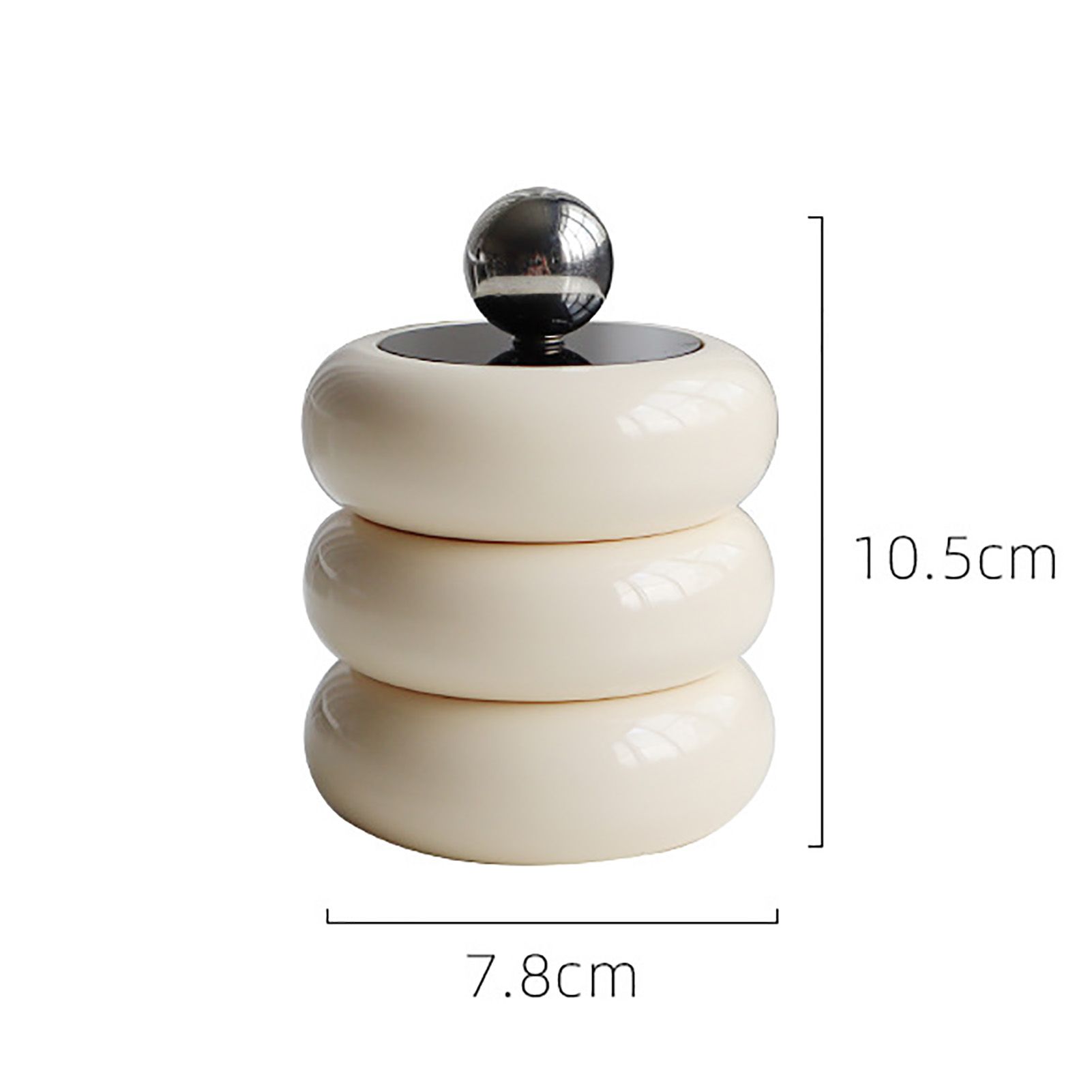 Nordic Style Qtip Holder Dispenser Desktop Dustproof Cotton Swab Storage view 7