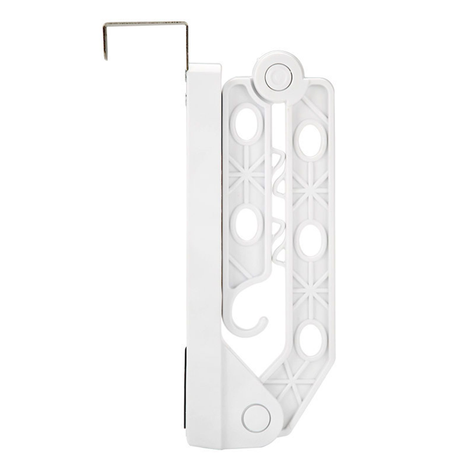 Folding Door Hanger with 5 Holes Retractable Over The Door Laundry Clothes