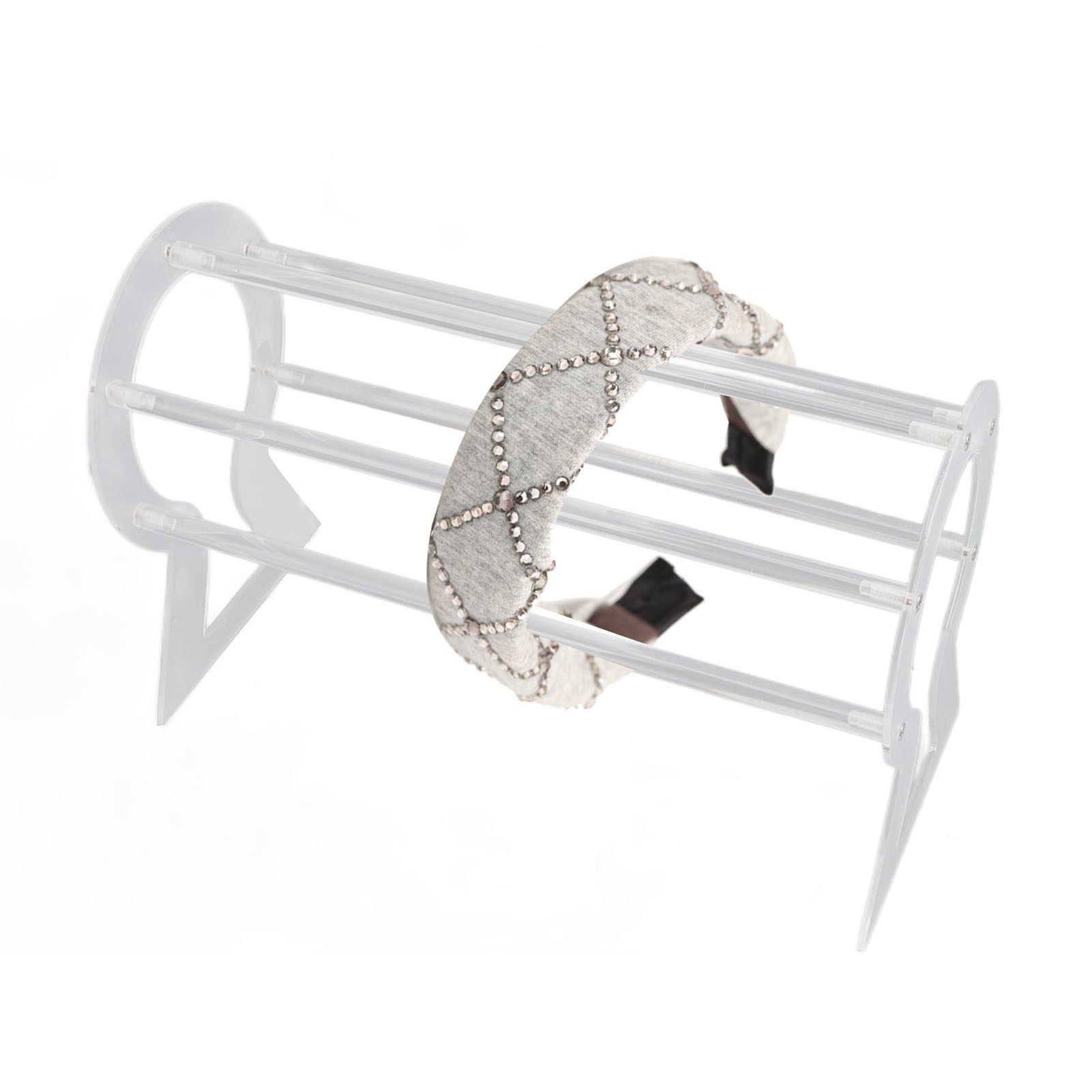 Headband Holder Acrylic Clear Hairband Display Stand Jewelry Storage Rack for view 11