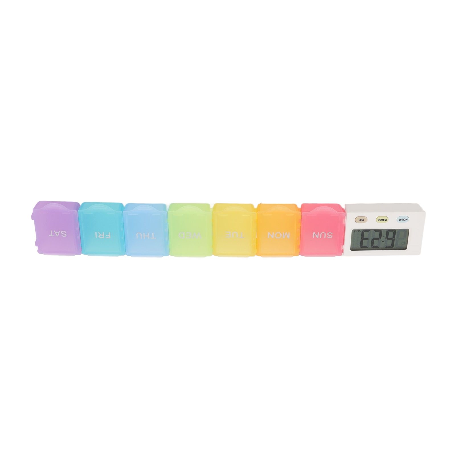 Electronic Medicine Box Detachable Washable Large Capacity Portable Tablet view 2