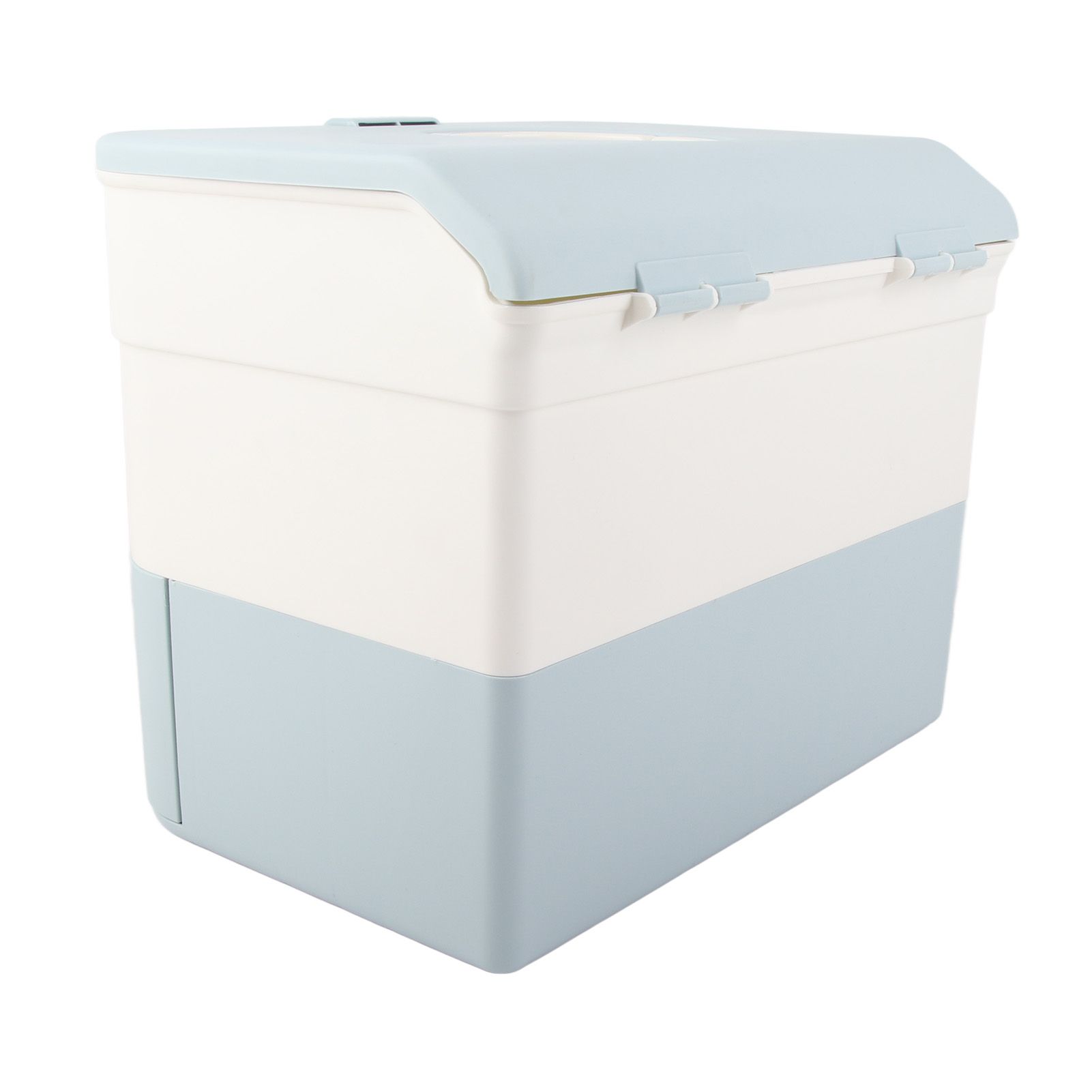 Cosmetic Storage Box 2 Layers Drawer Large Capacity Portable Makeup Storage view 7