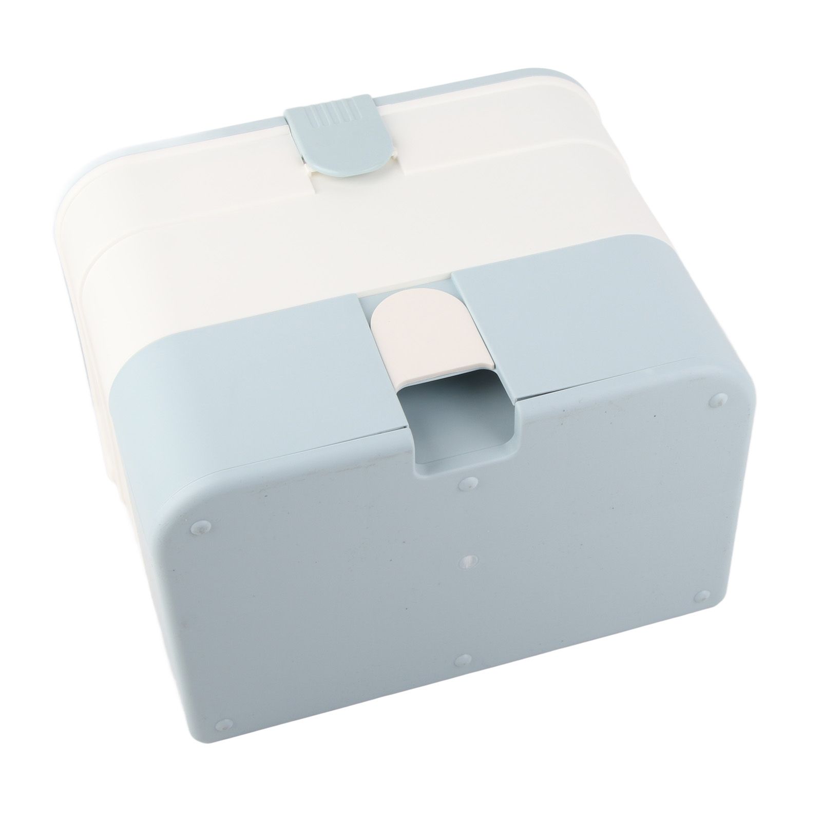 Cosmetic Storage Box 2 Layers Drawer Large Capacity Portable Makeup Storage view 10